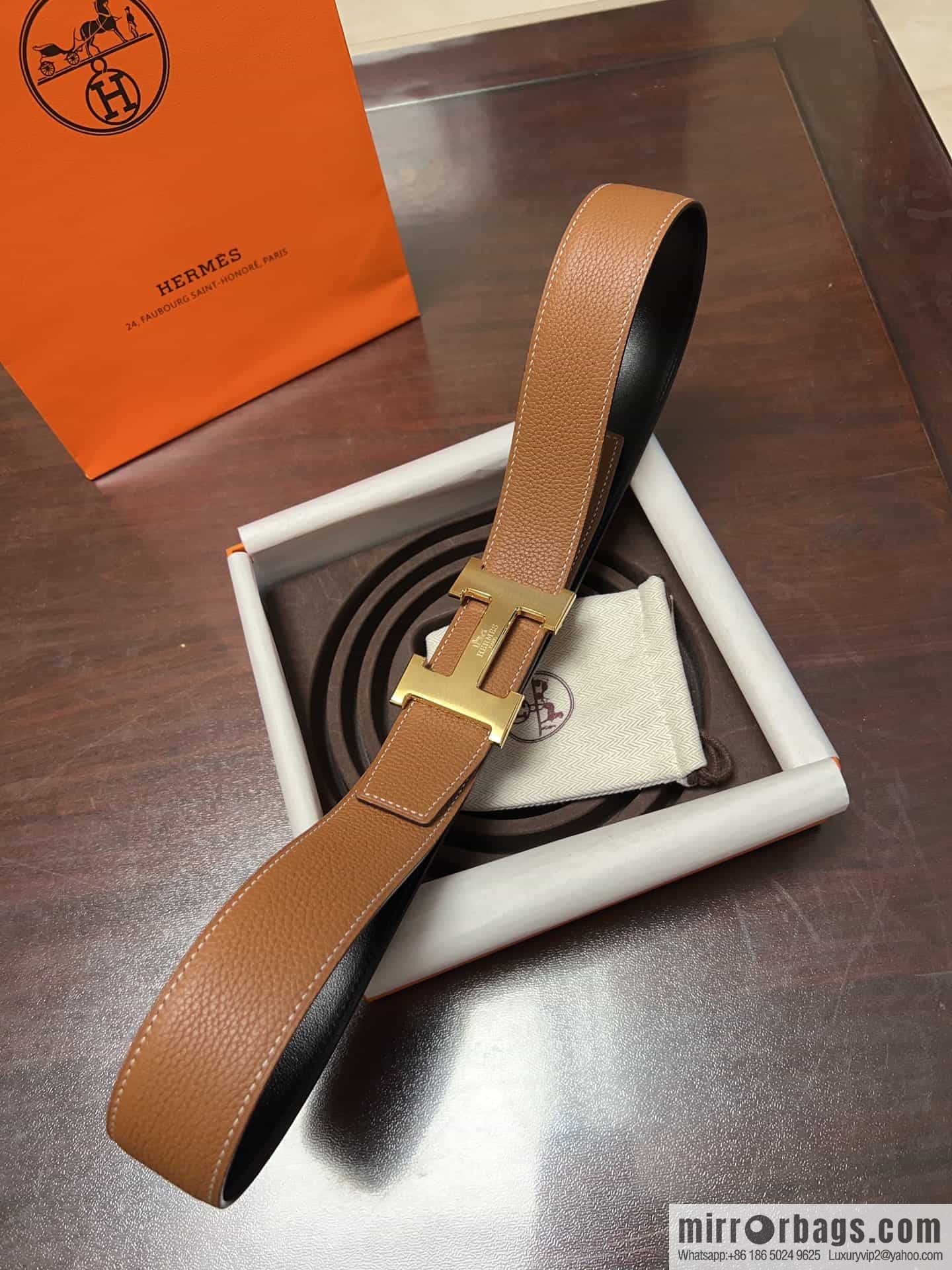 Hermes, original quality men's business belt