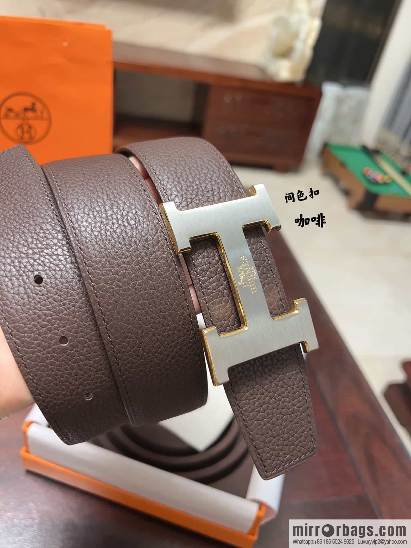 Hermes, original quality men's business belt