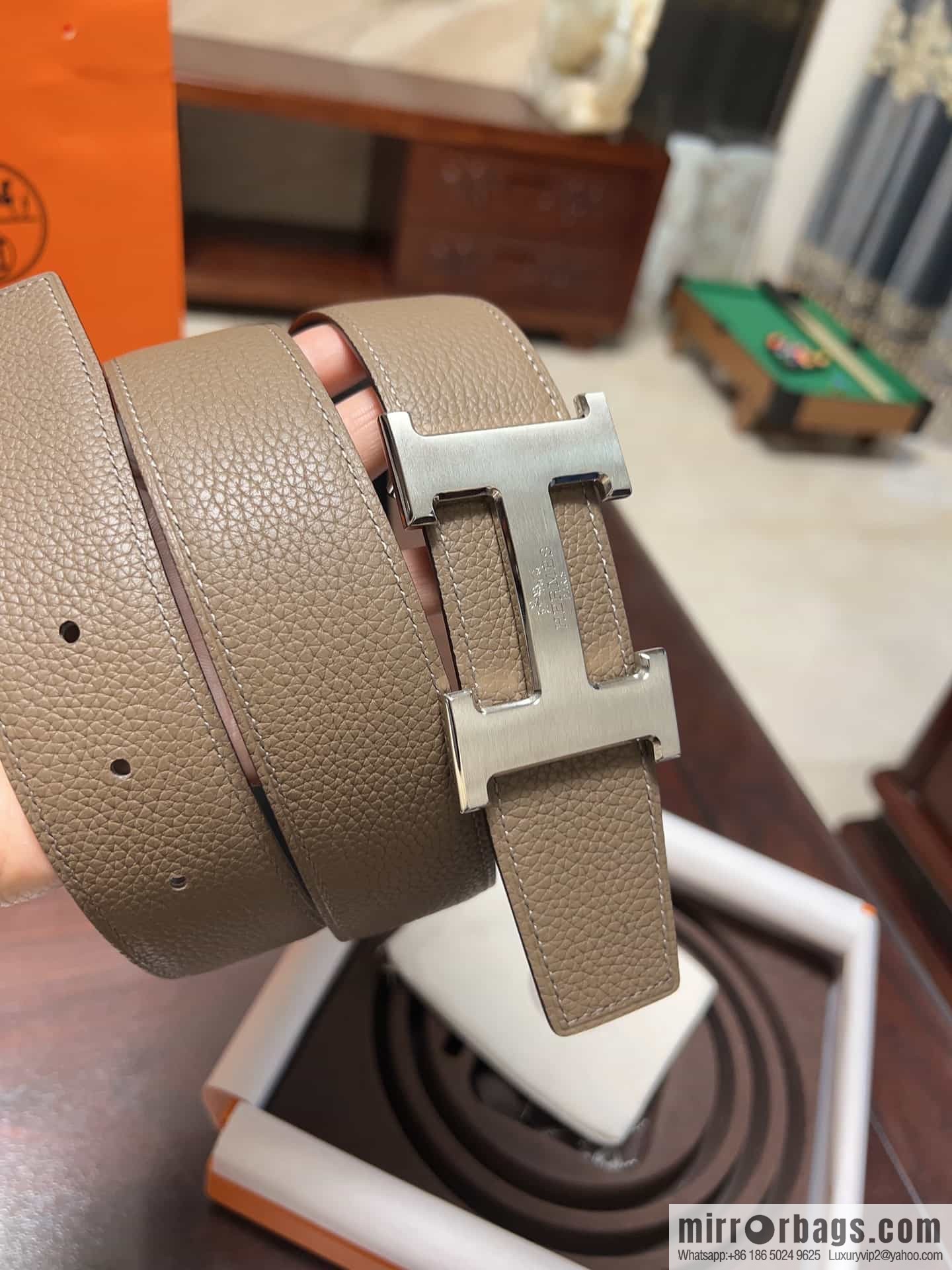Hermes, original quality men's business belt