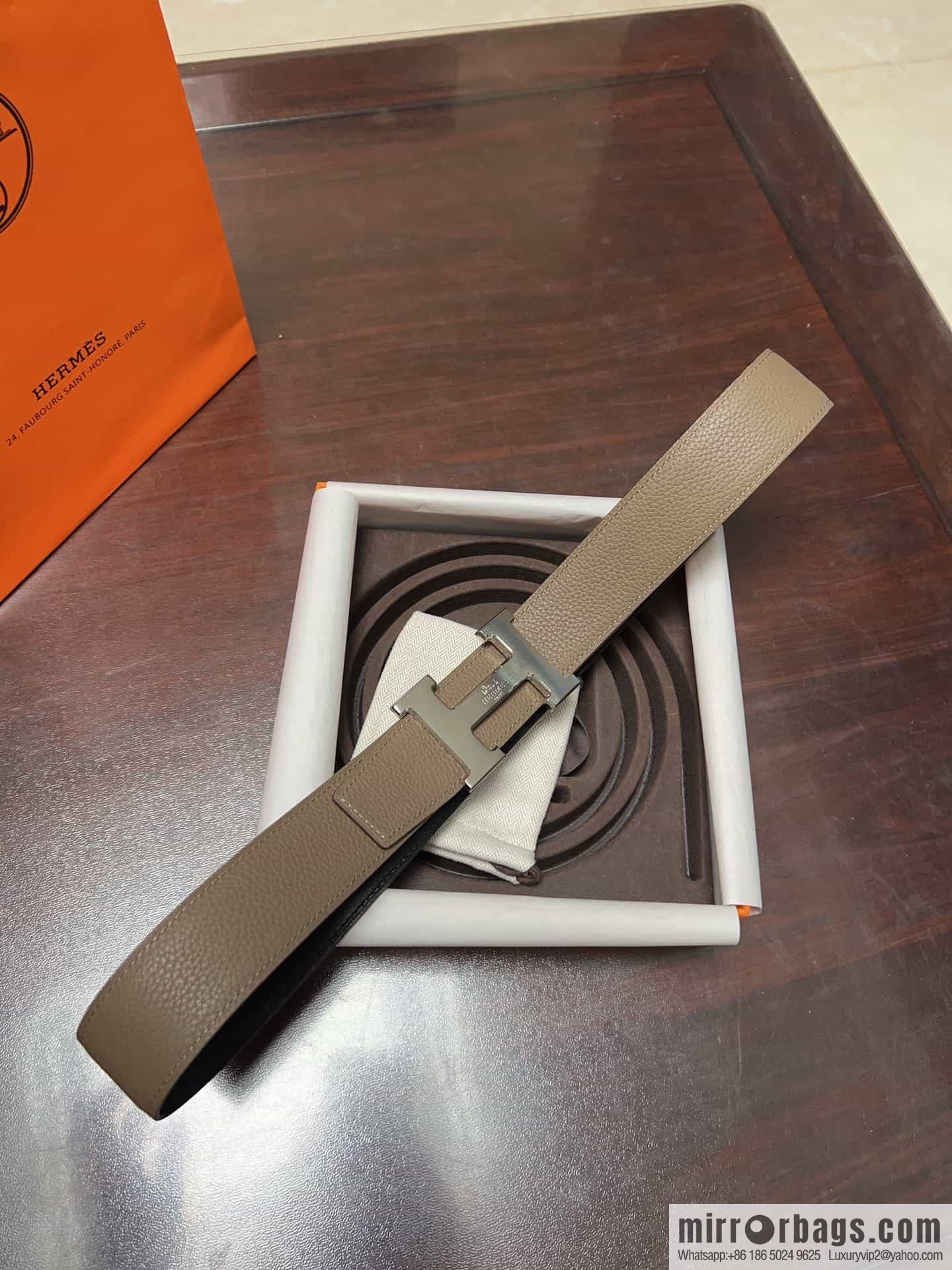 Hermes, original quality men's business belt
