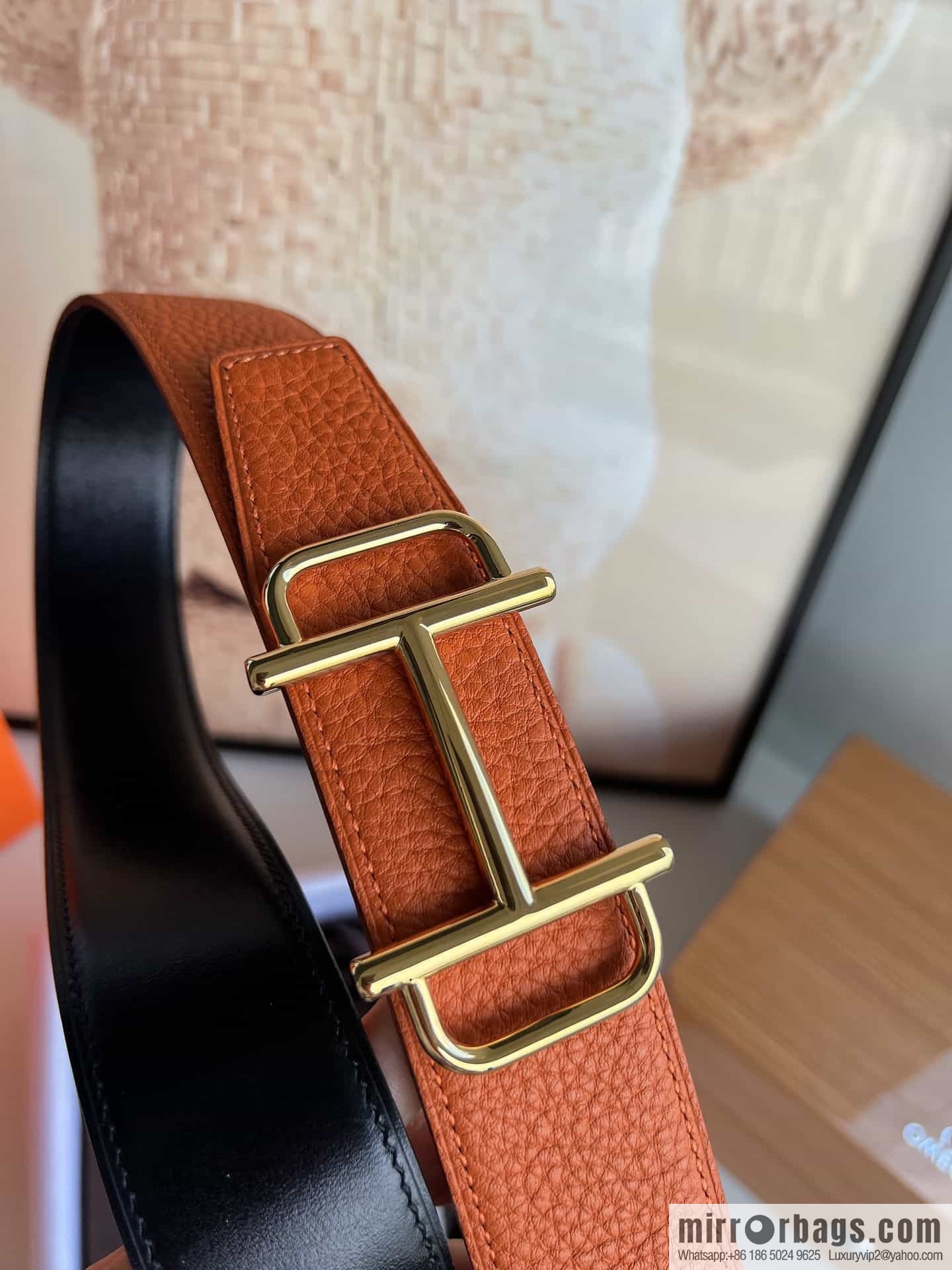 Hermes Hermes, original men's business belt 38mm
