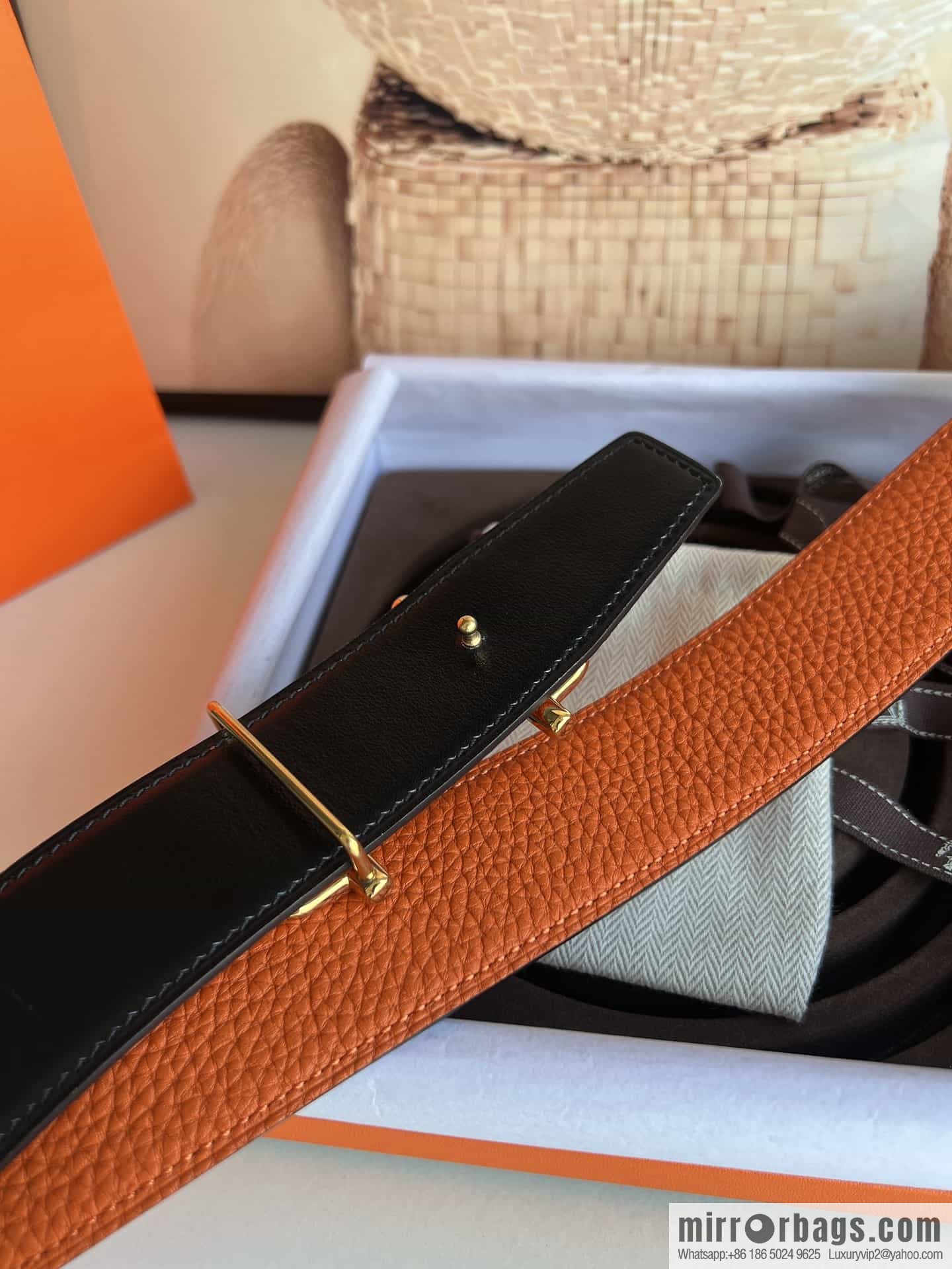 Hermes Hermes, original men's business belt 38mm