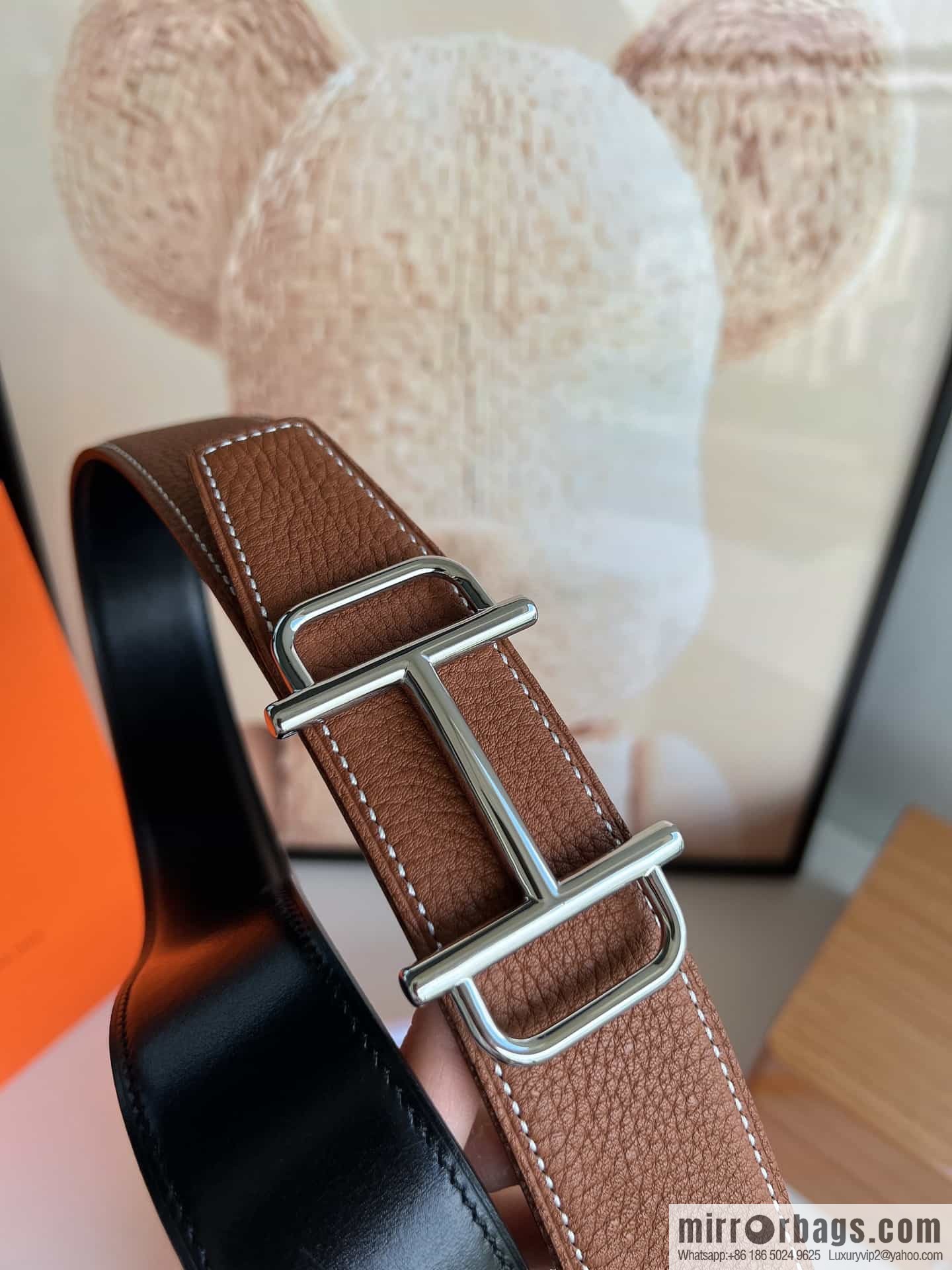 Hermes Hermes, original men's business belt 38mm