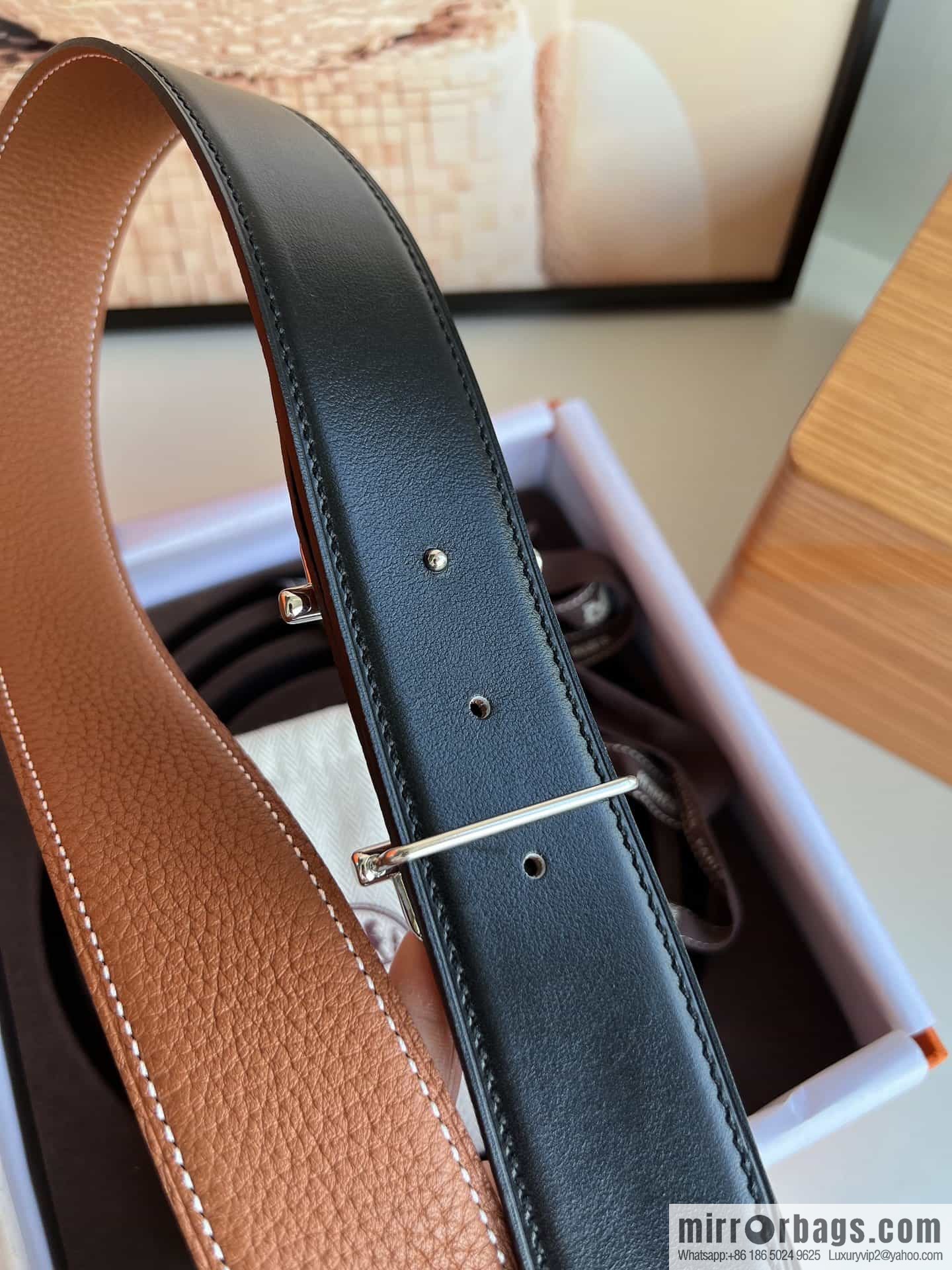 Hermes Hermes, original men's business belt 38mm