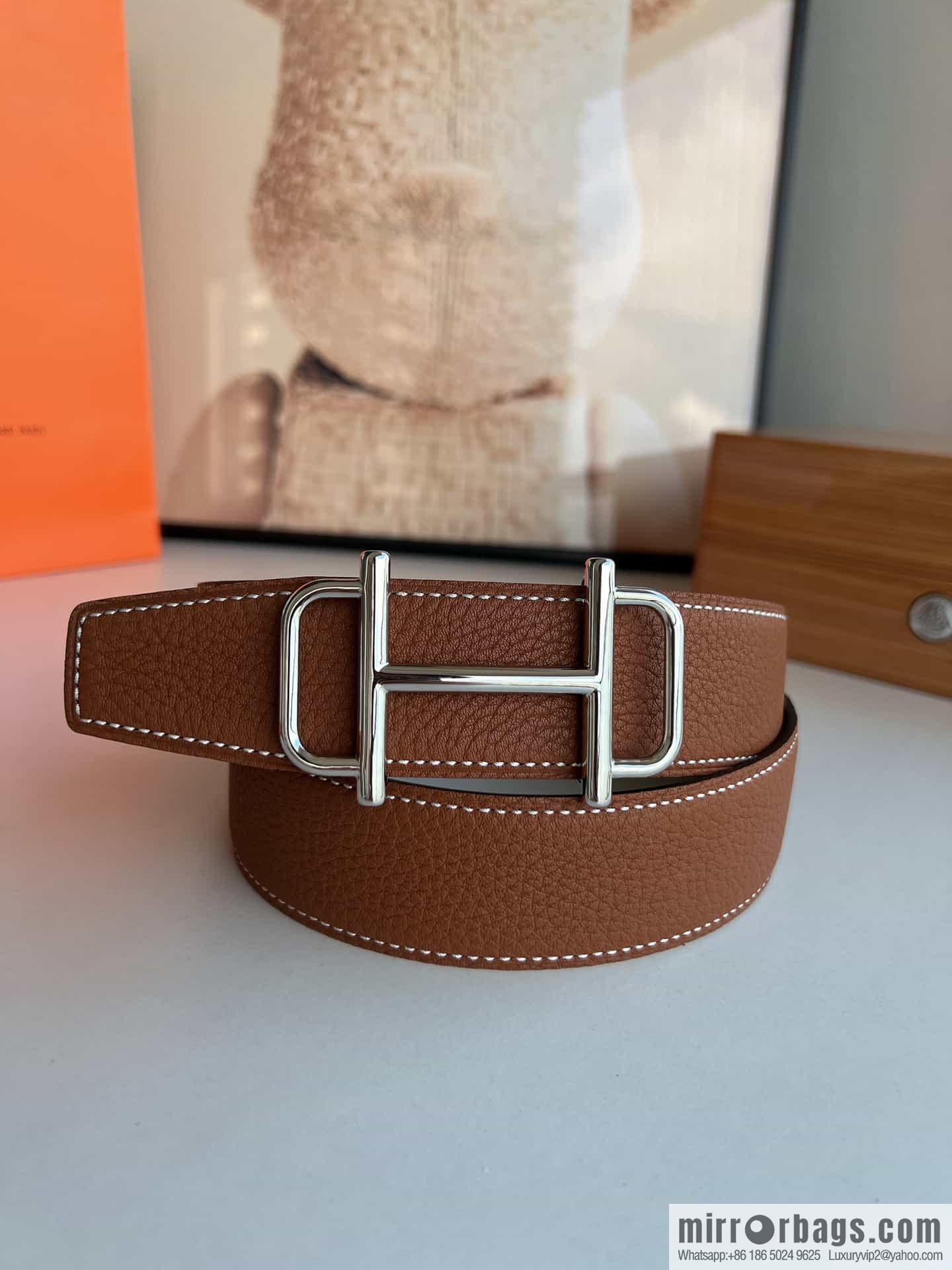 Hermes Hermes, original men's business belt 38mm