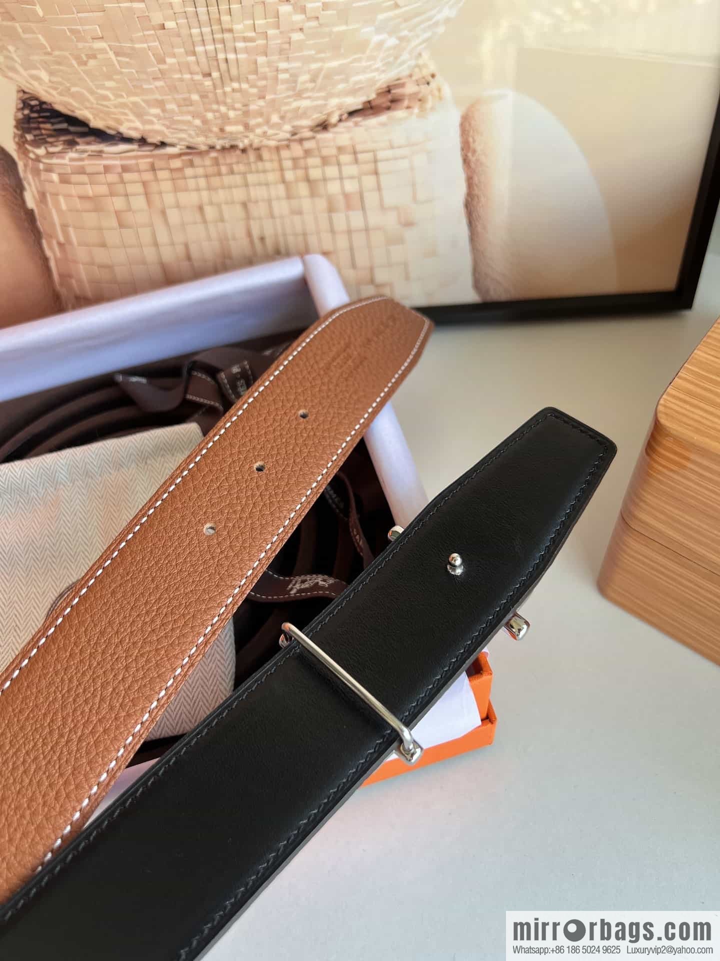 Hermes Hermes, original men's business belt 38mm