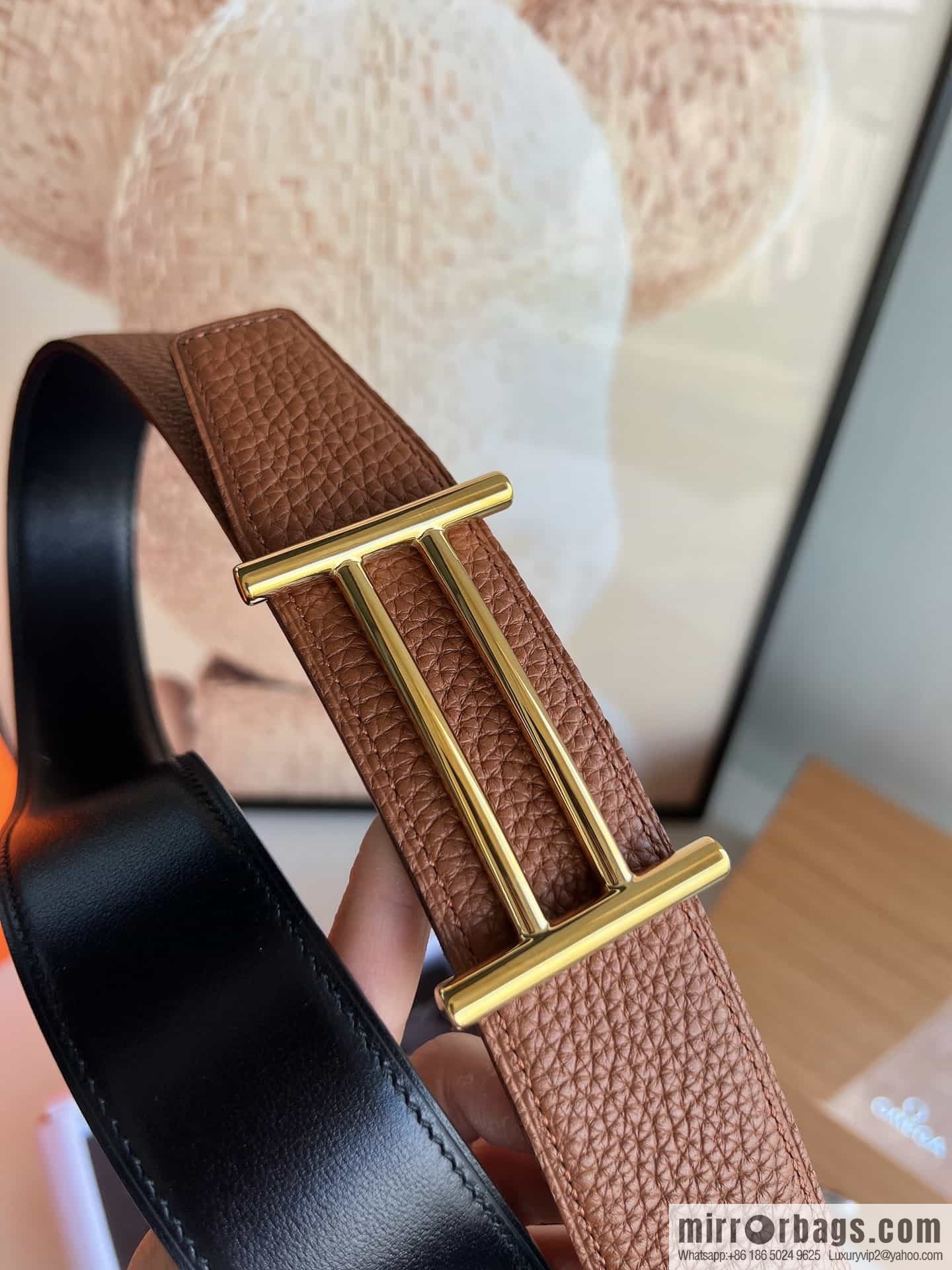 Hermes Hermes, original men's business belt 38mm