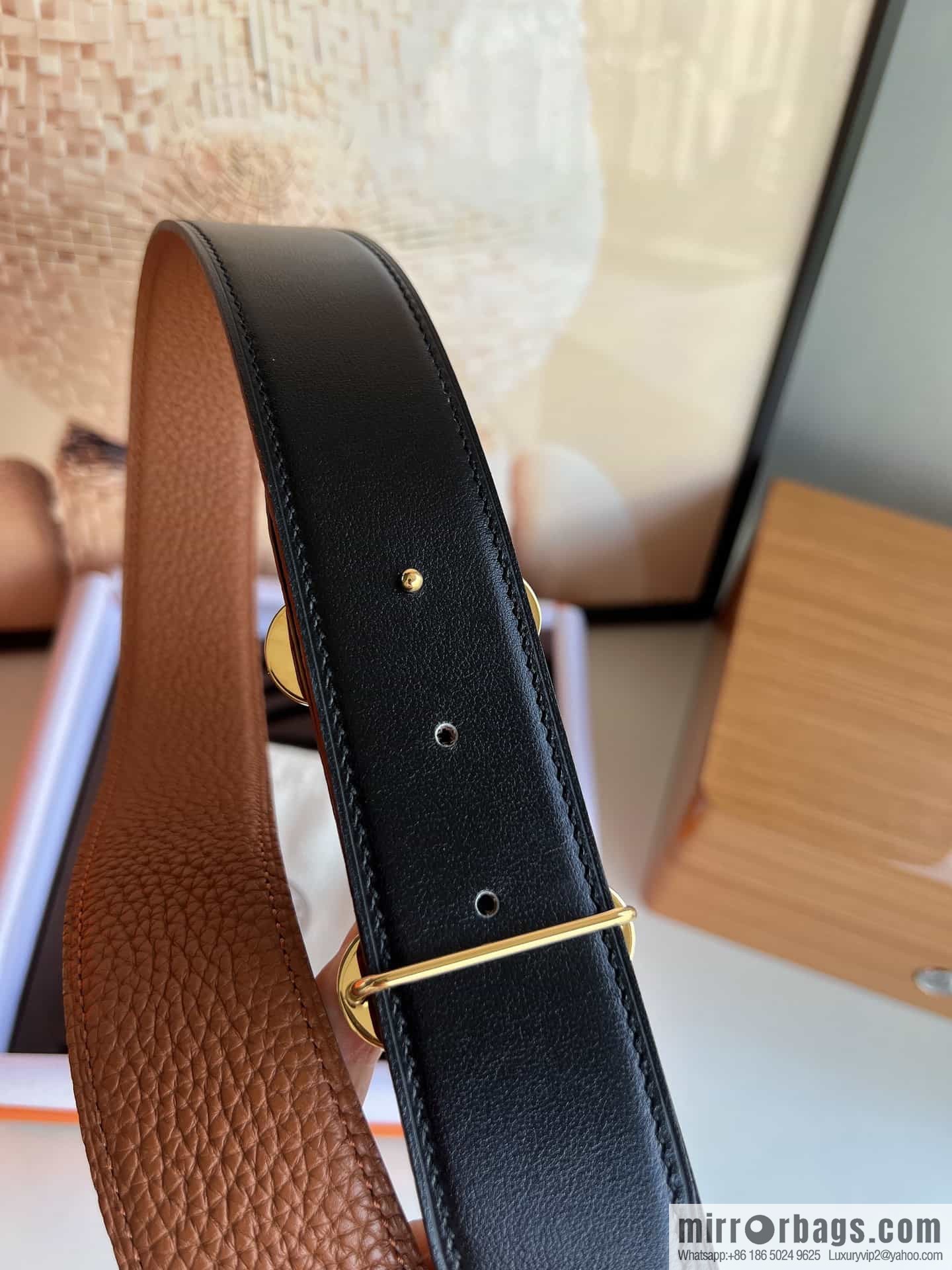 Hermes Hermes, original men's business belt 38mm