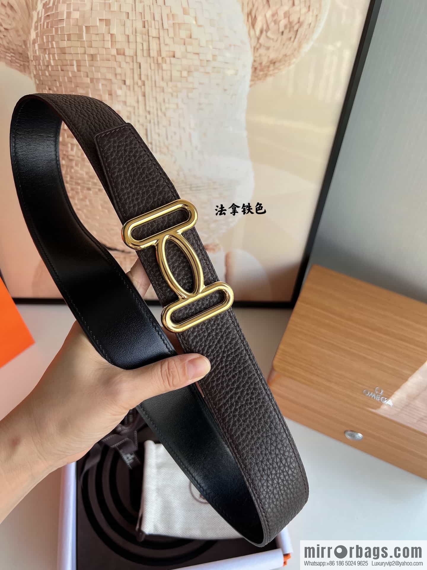 Hermes Hermes, original men's business belt 38mm