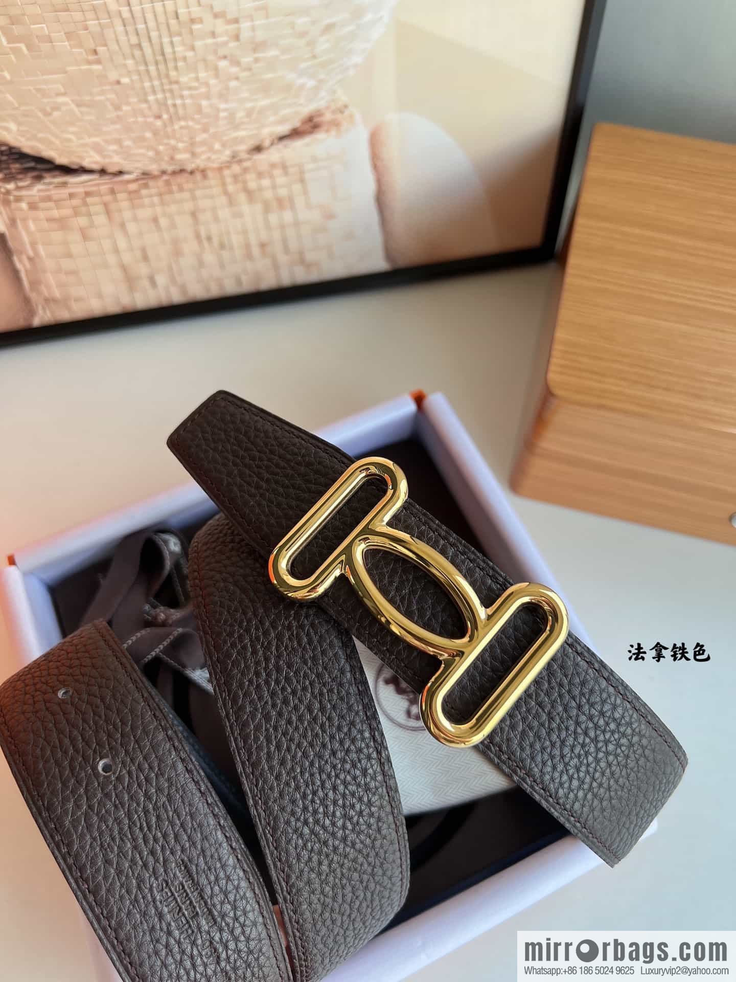 Hermes Hermes, original men's business belt 38mm