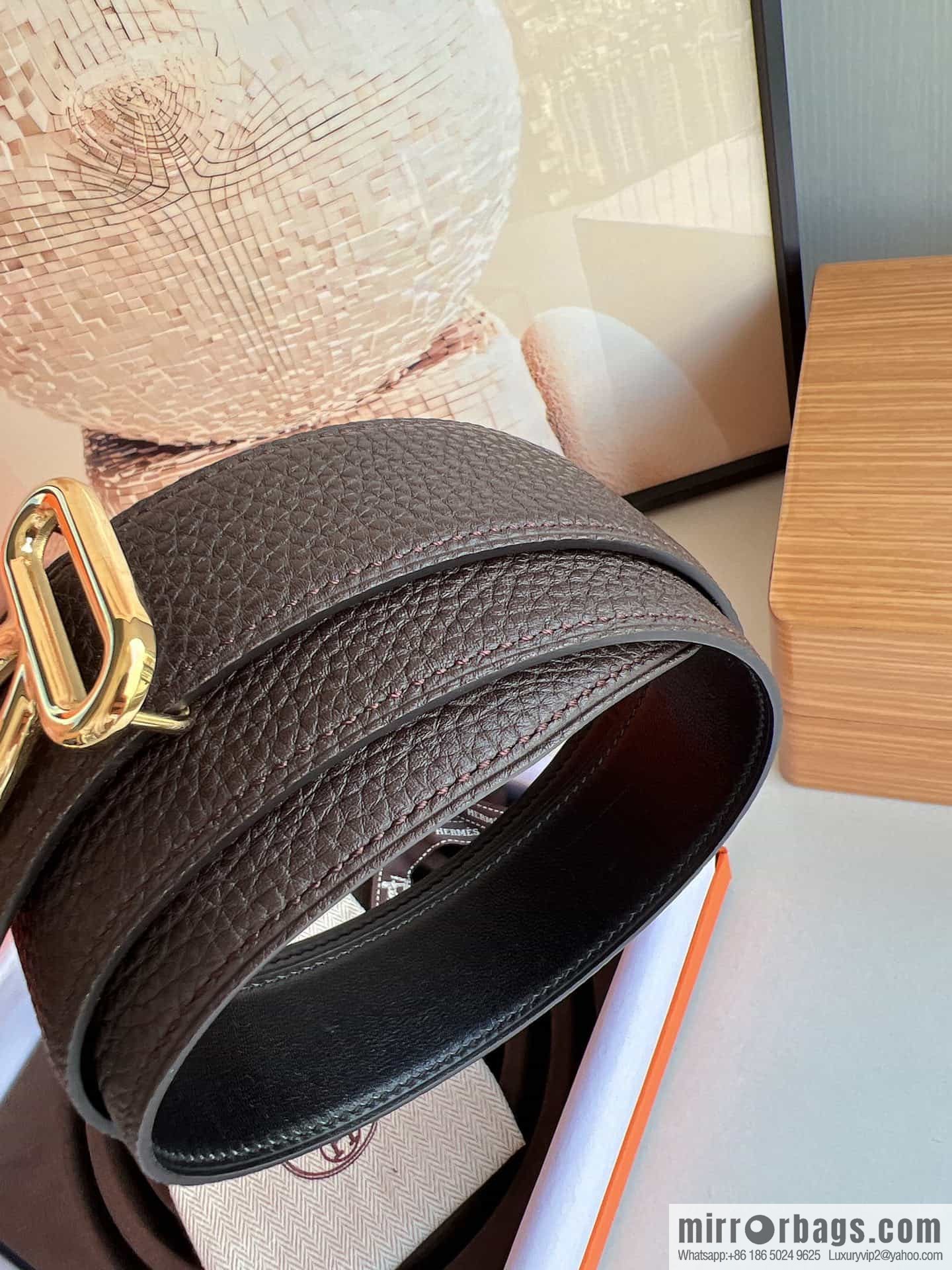 Hermes Hermes, original men's business belt 38mm