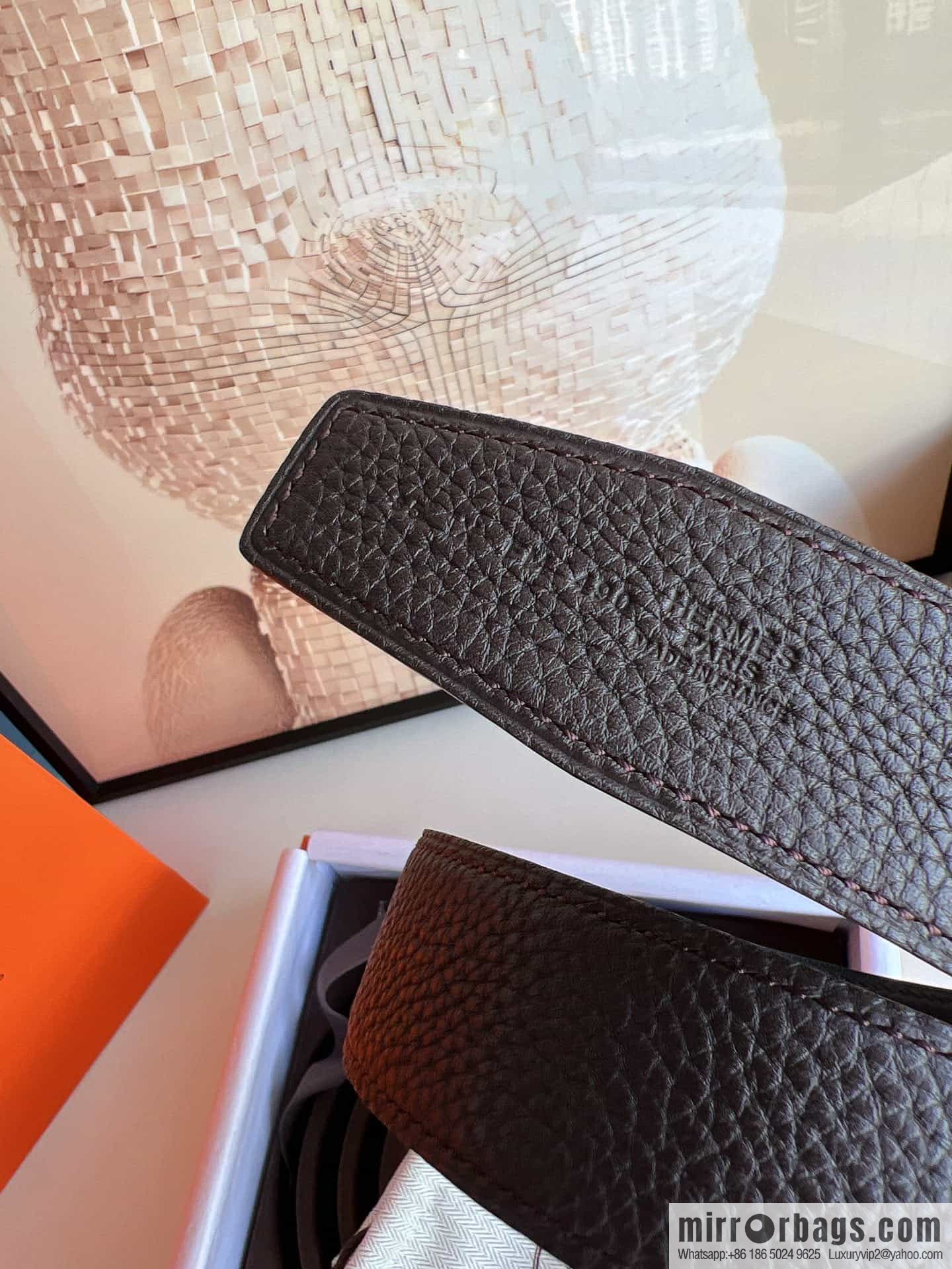 Hermes Hermes, original men's business belt 38mm