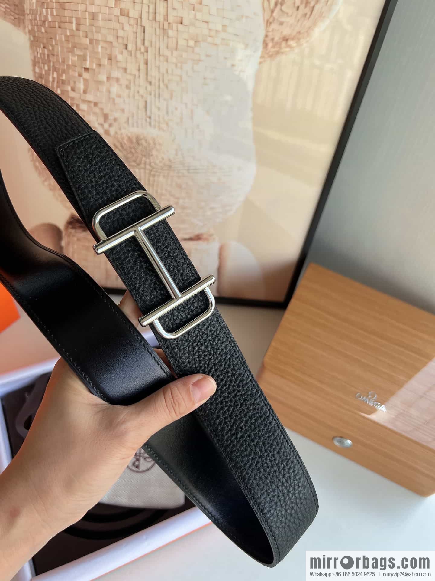 Hermes Hermes, original men's business belt 38mm