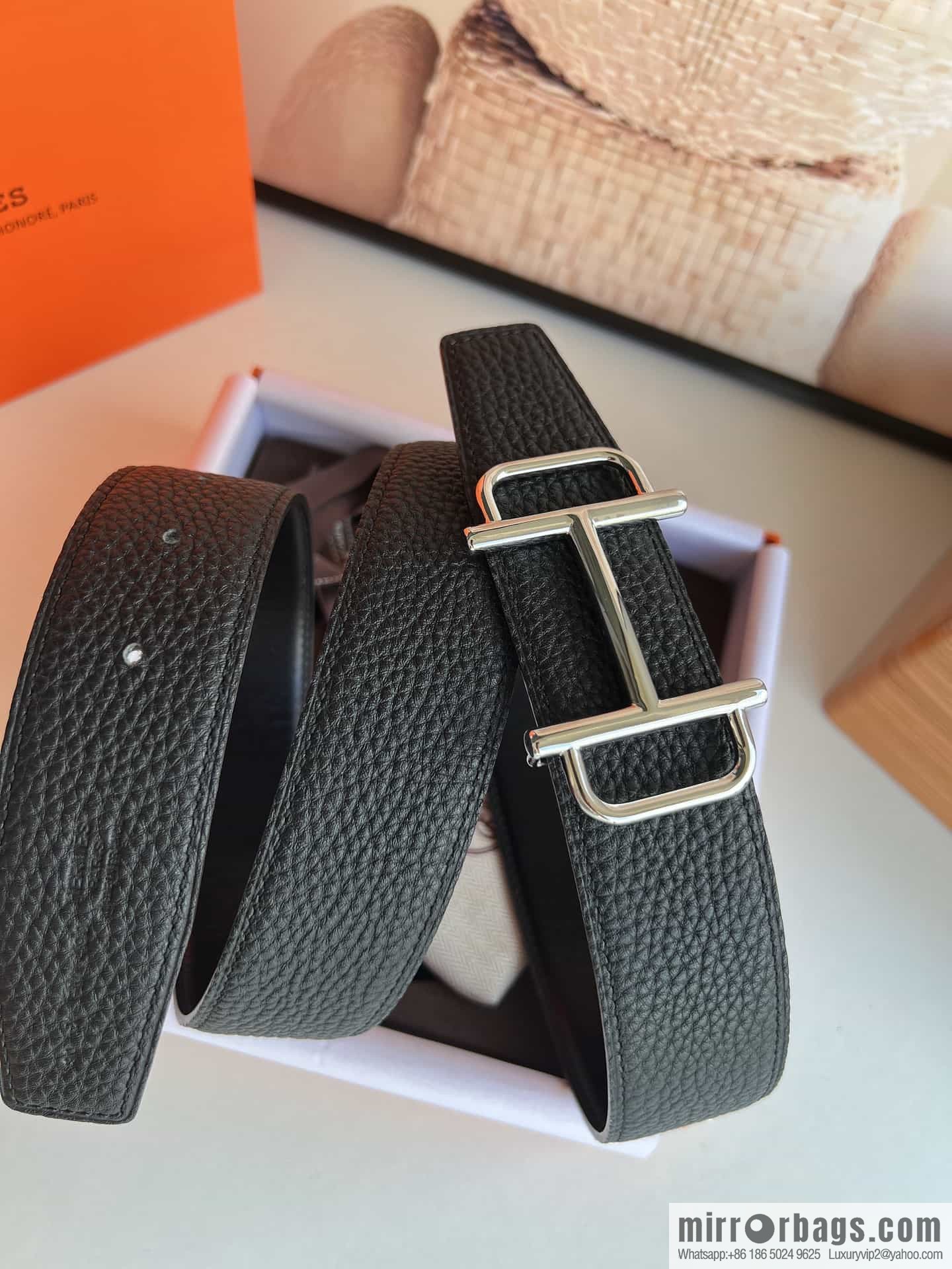 Hermes Hermes, original men's business belt 38mm