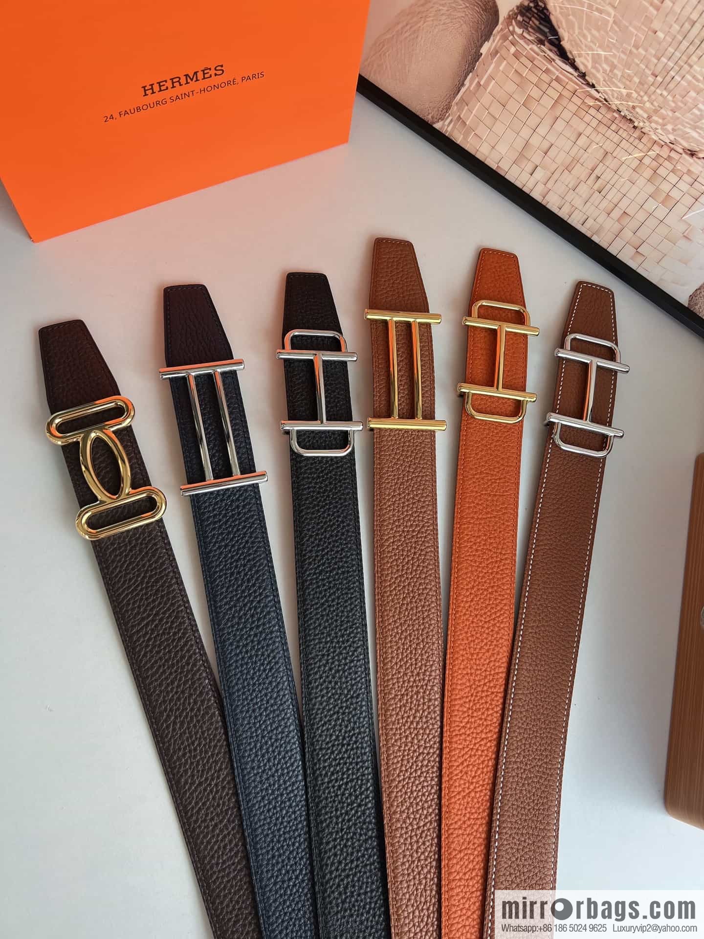 Hermes Hermes, original men's business belt 38mm