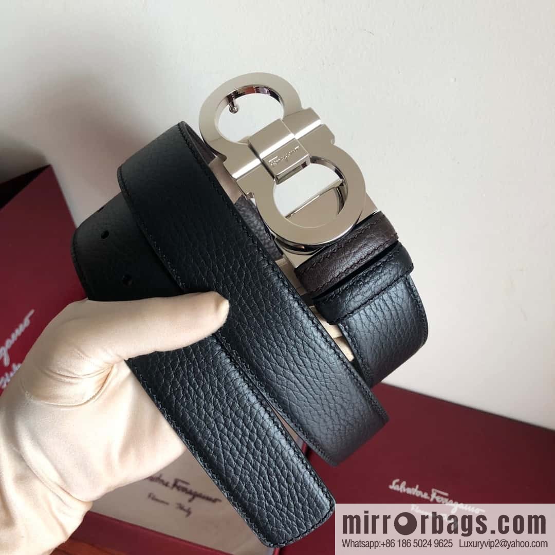 Ferragamo Ferragamo, Men's 3.5cm Boutique Double Circle Clamp
