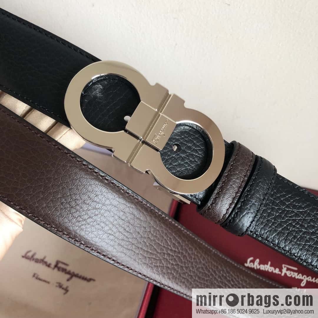 Ferragamo Ferragamo, Men's 3.5cm Boutique Double Circle Clamp