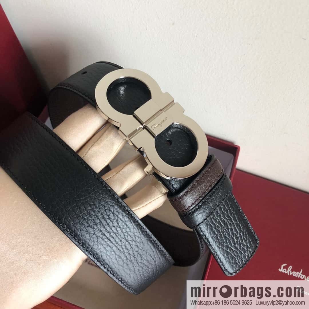 Ferragamo Ferragamo, Men's 3.5cm Boutique Double Circle Clamp
