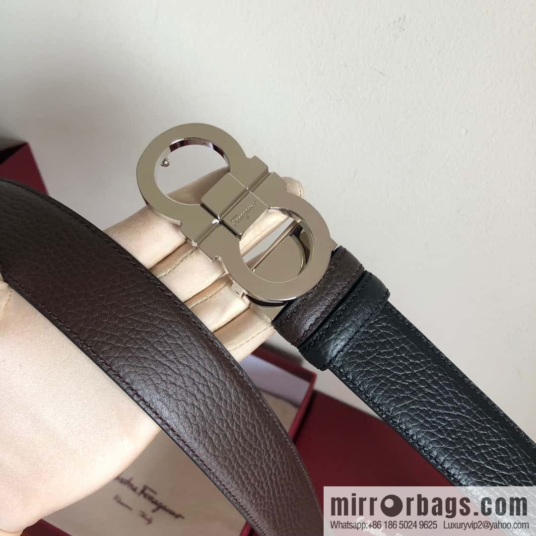 Ferragamo Ferragamo, Men's 3.5cm Boutique Double Circle Clamp