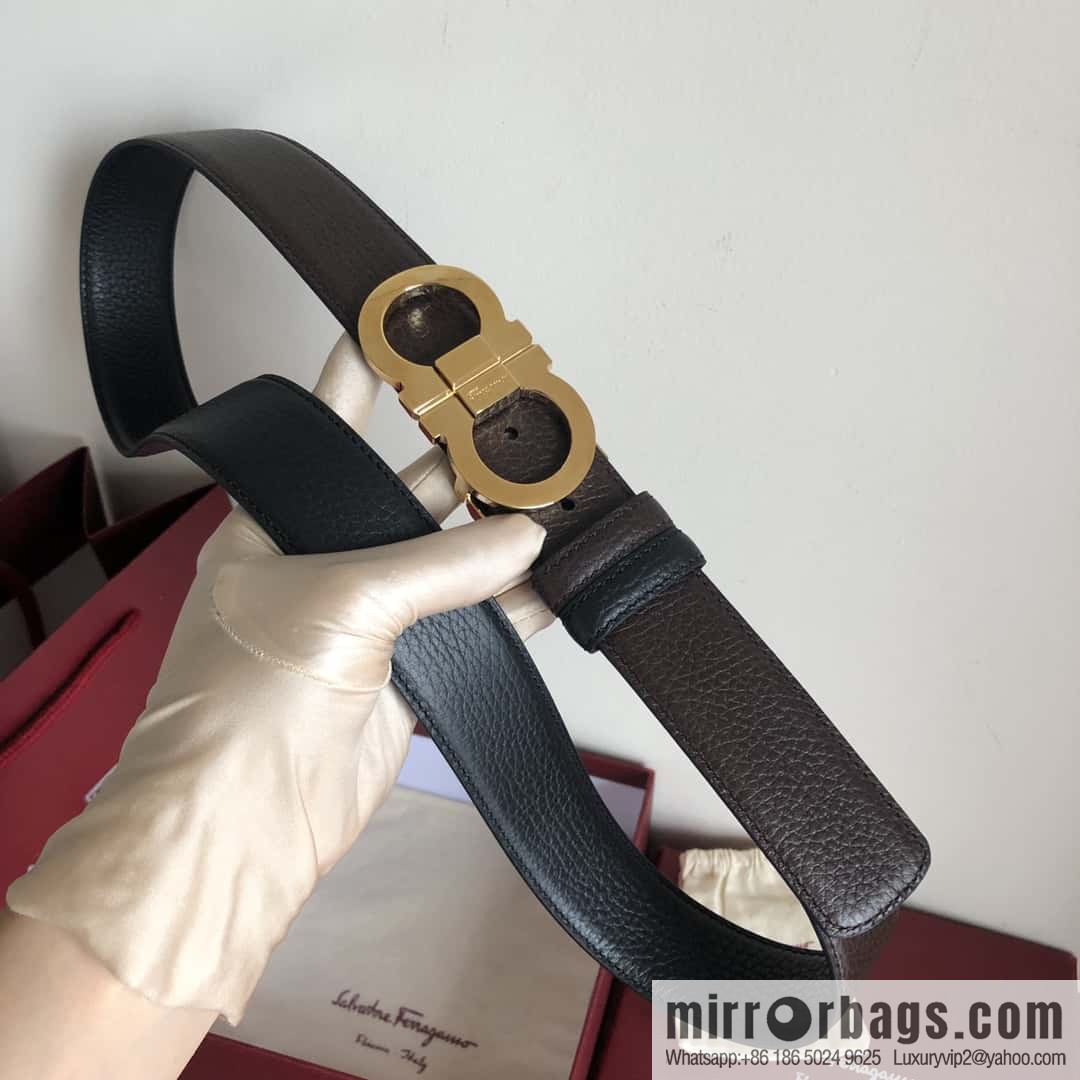 Ferragamo Ferragamo, Men's 3.5cm Boutique Double Circle Clamp