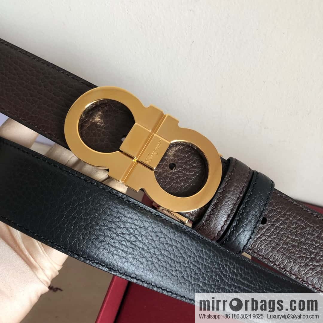 Ferragamo Ferragamo, Men's 3.5cm Boutique Double Circle Clamp