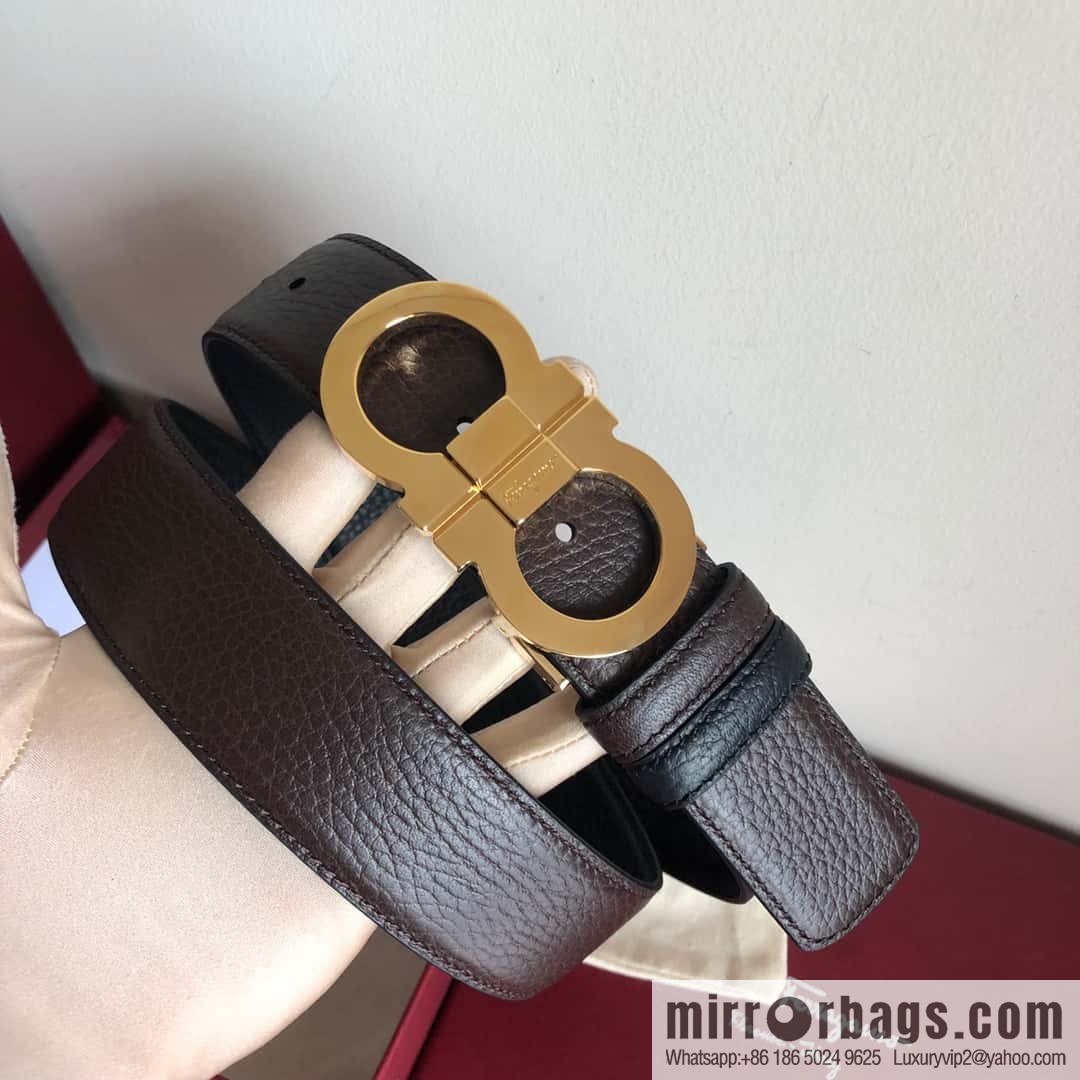 Ferragamo Ferragamo, Men's 3.5cm Boutique Double Circle Clamp