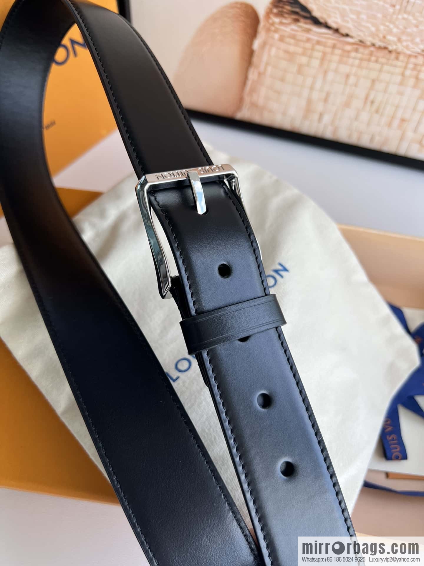 LV Montaigne belt 35mm