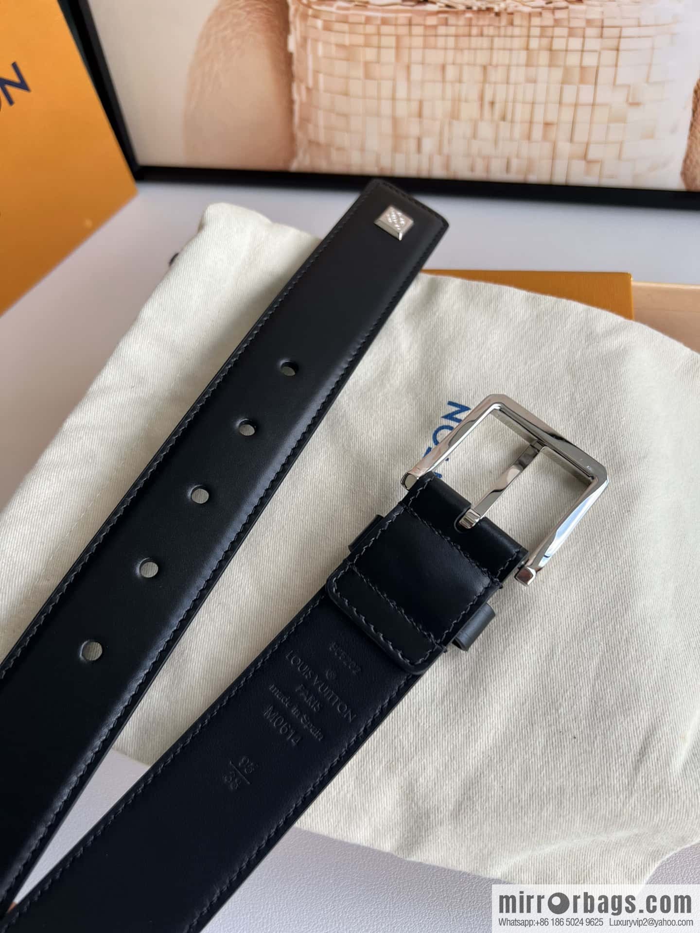 LV Montaigne belt 35mm