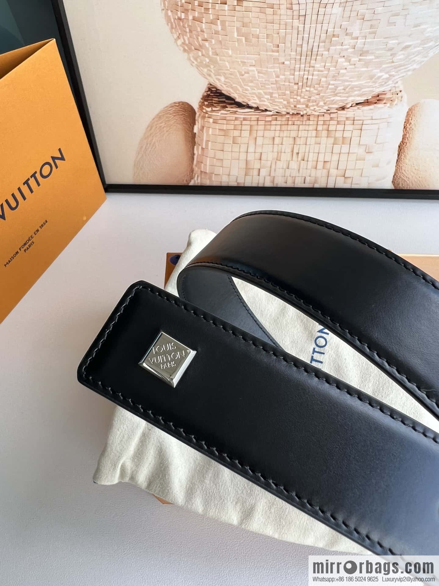 LV Montaigne belt 35mm