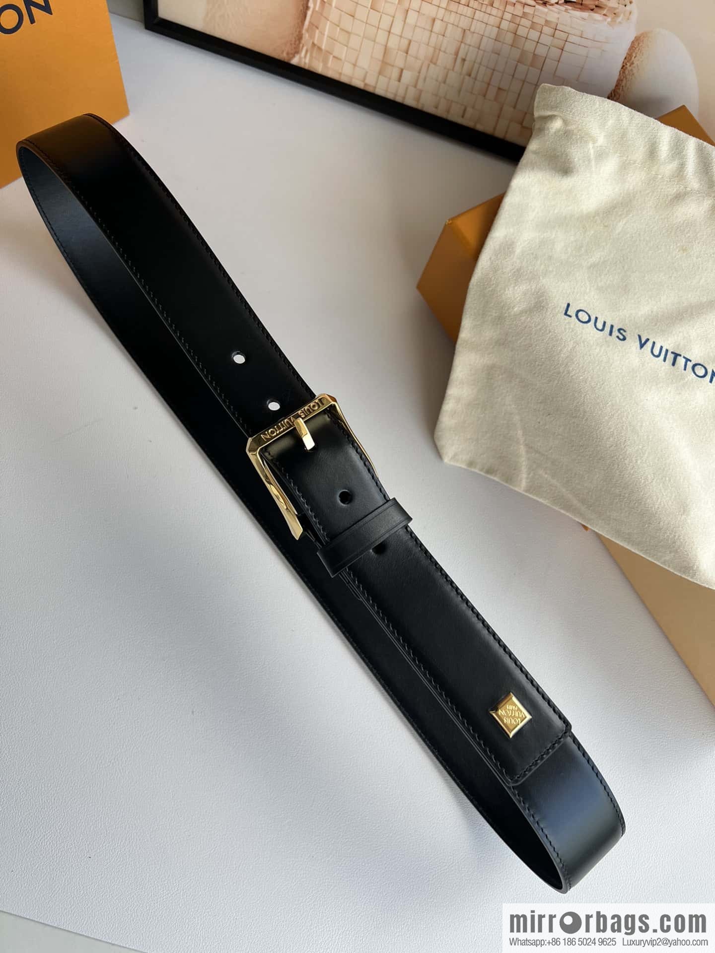 LV Montaigne belt 35mm