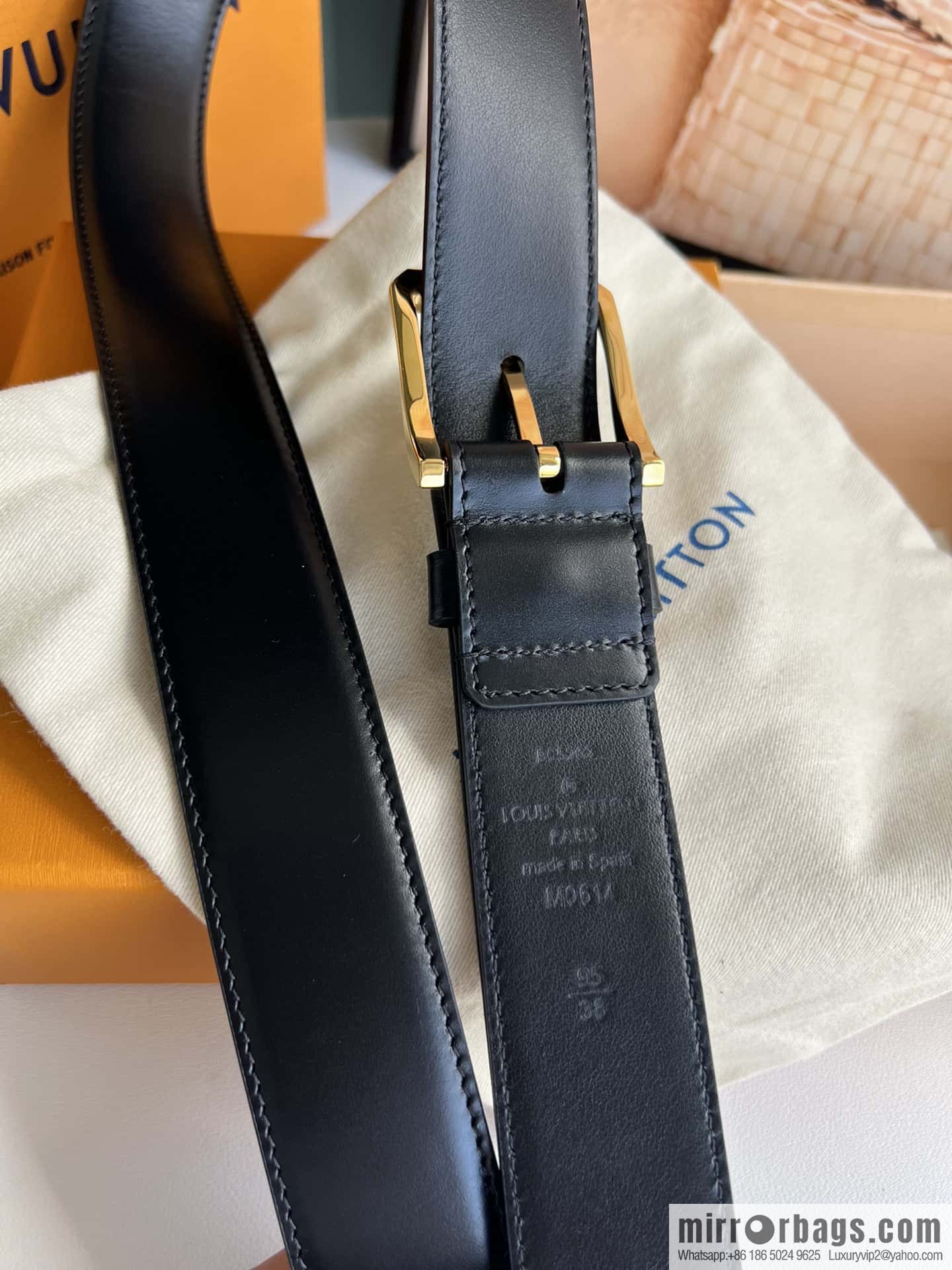 LV Montaigne belt 35mm