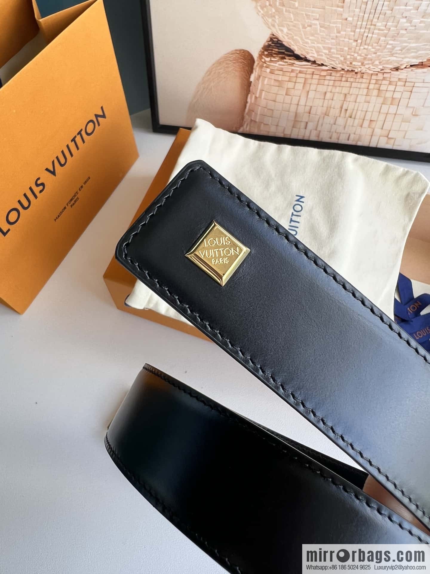 LV Montaigne belt 35mm