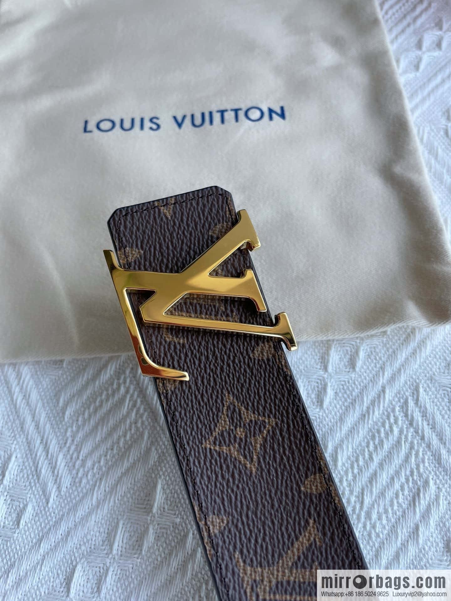 LV Classic Embossed Belt 40mm