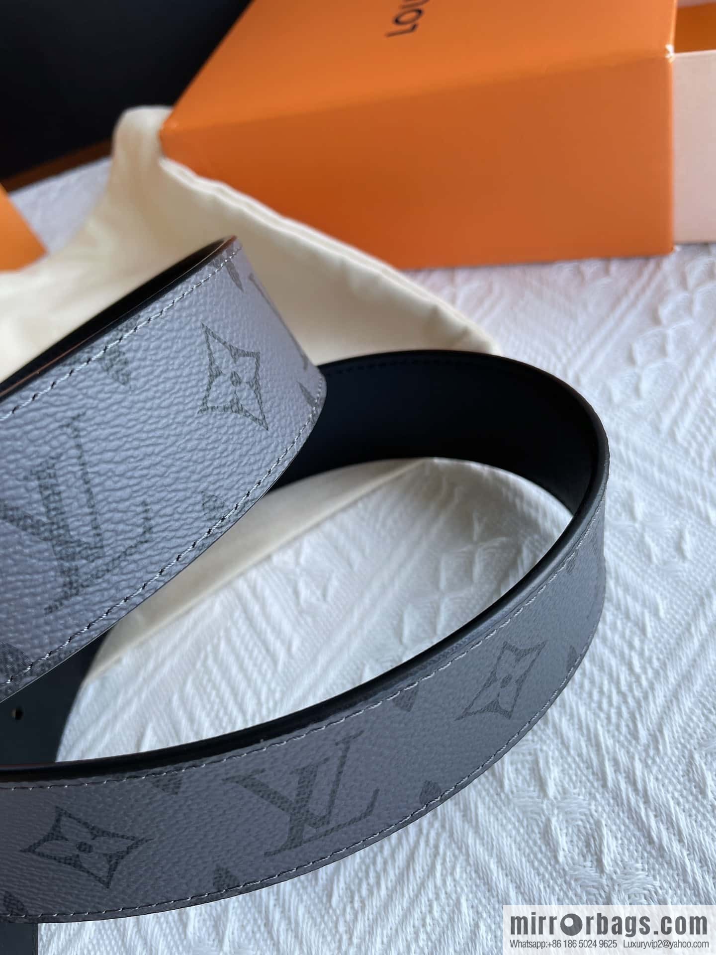 LV Classic Embossed Belt 40mm