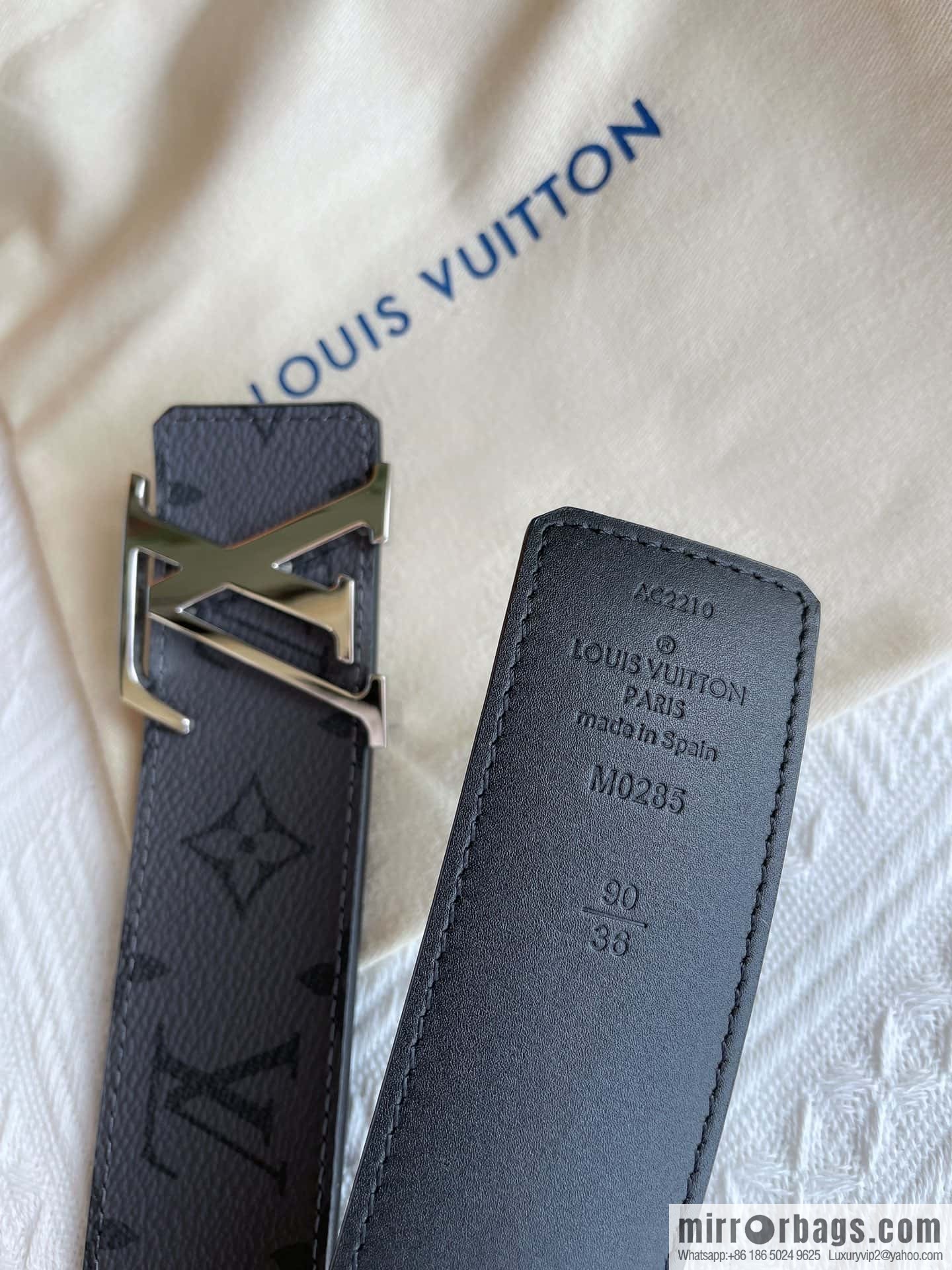 LV Classic Embossed Belt 40mm