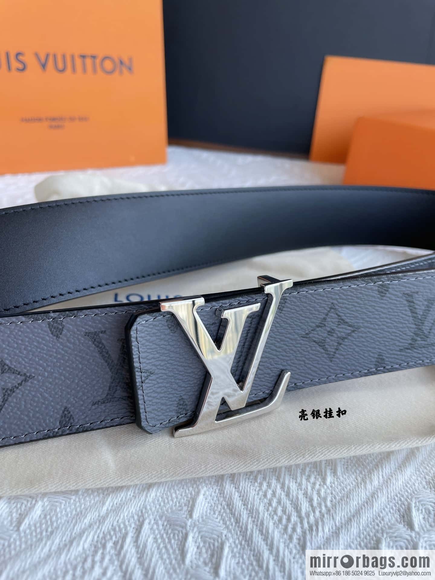 LV Classic Embossed Belt 40mm