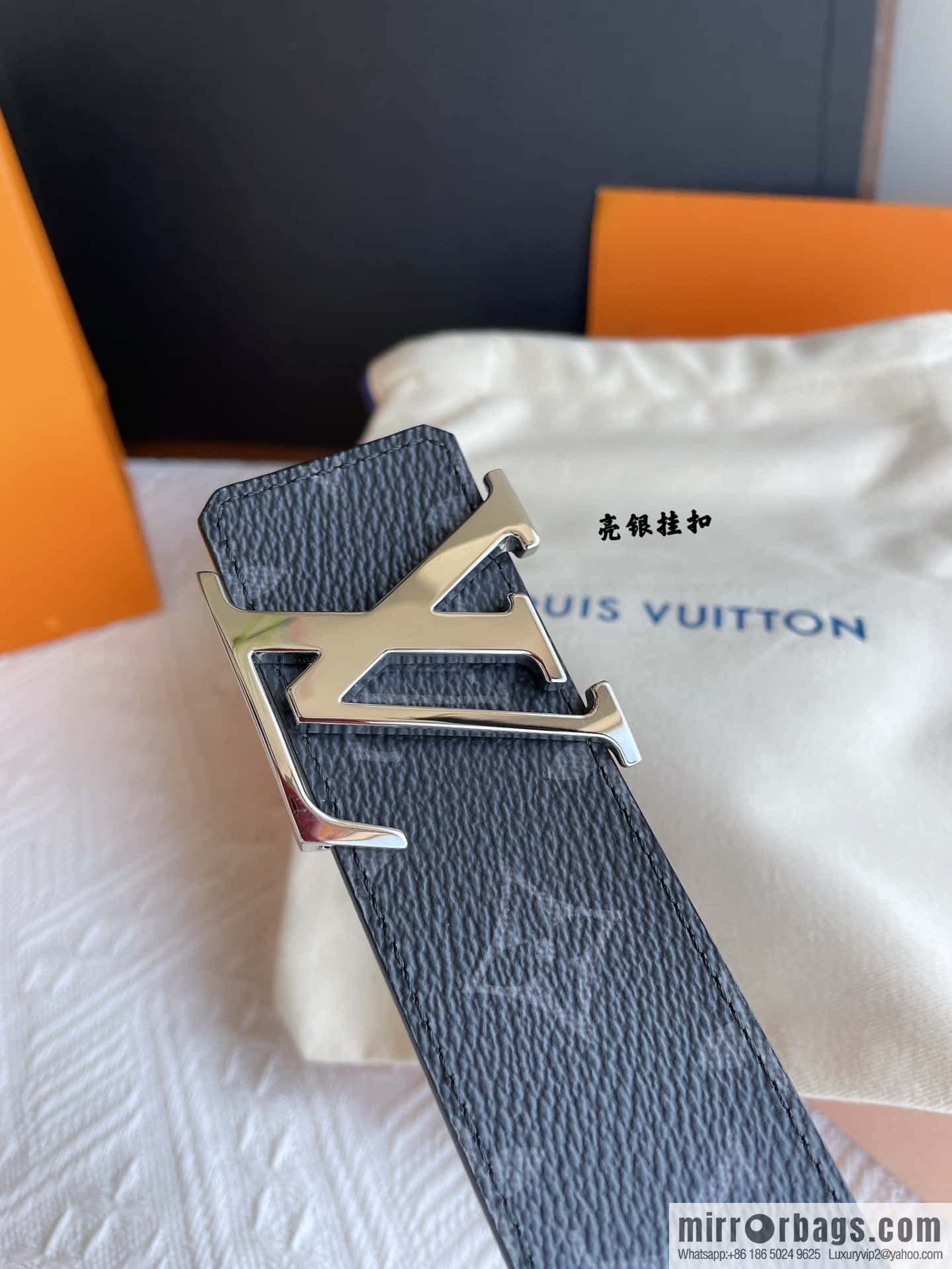 LV Classic Embossed Belt 40mm
