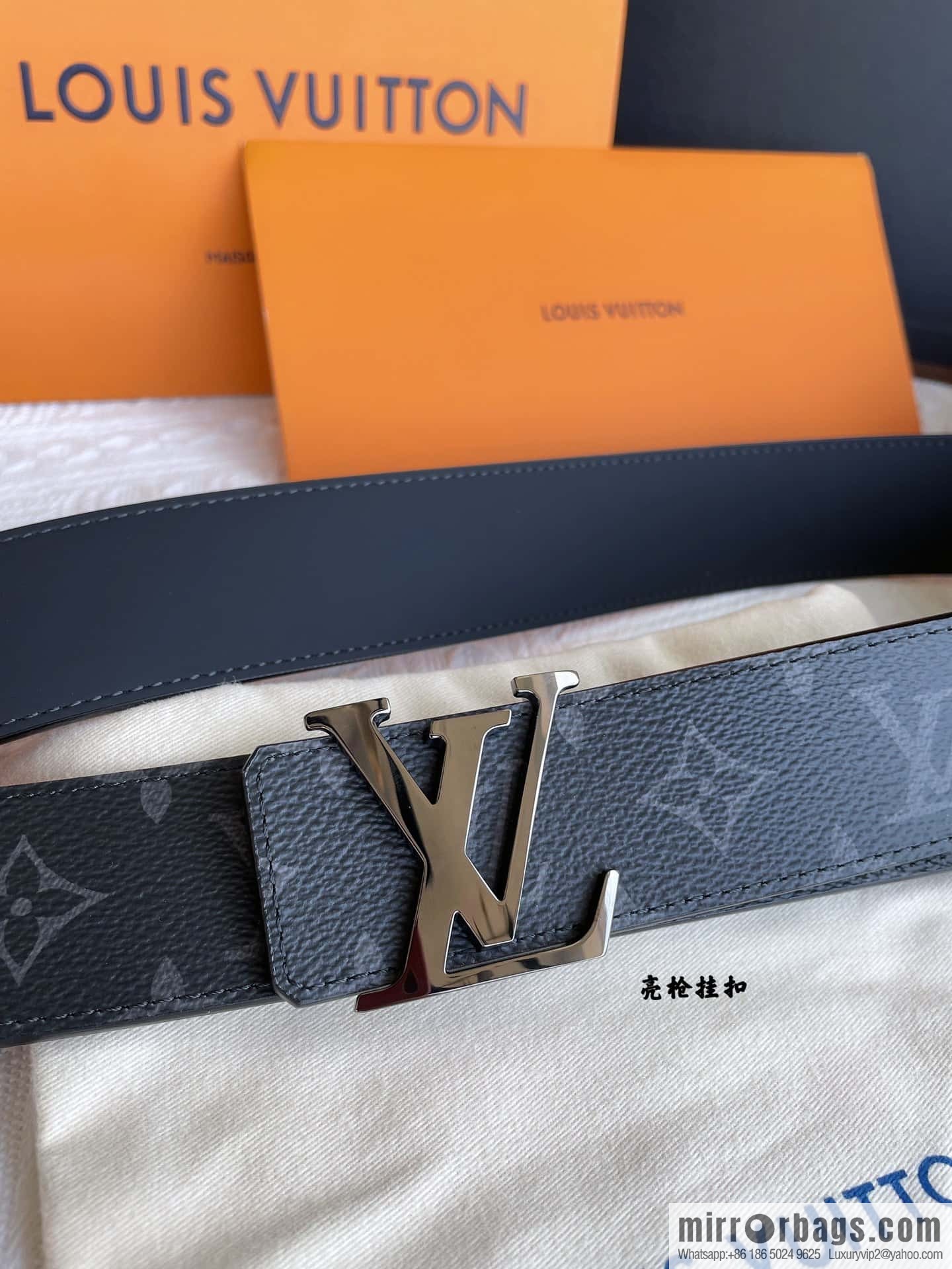 LV Classic Embossed Belt 40mm