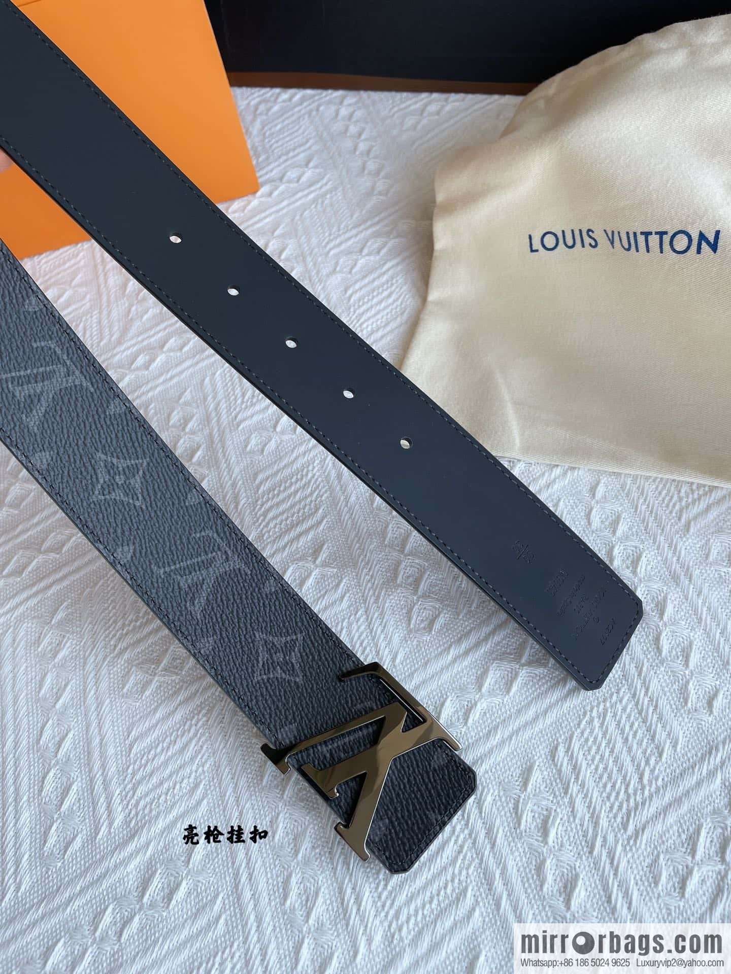 LV Classic Embossed Belt 40mm