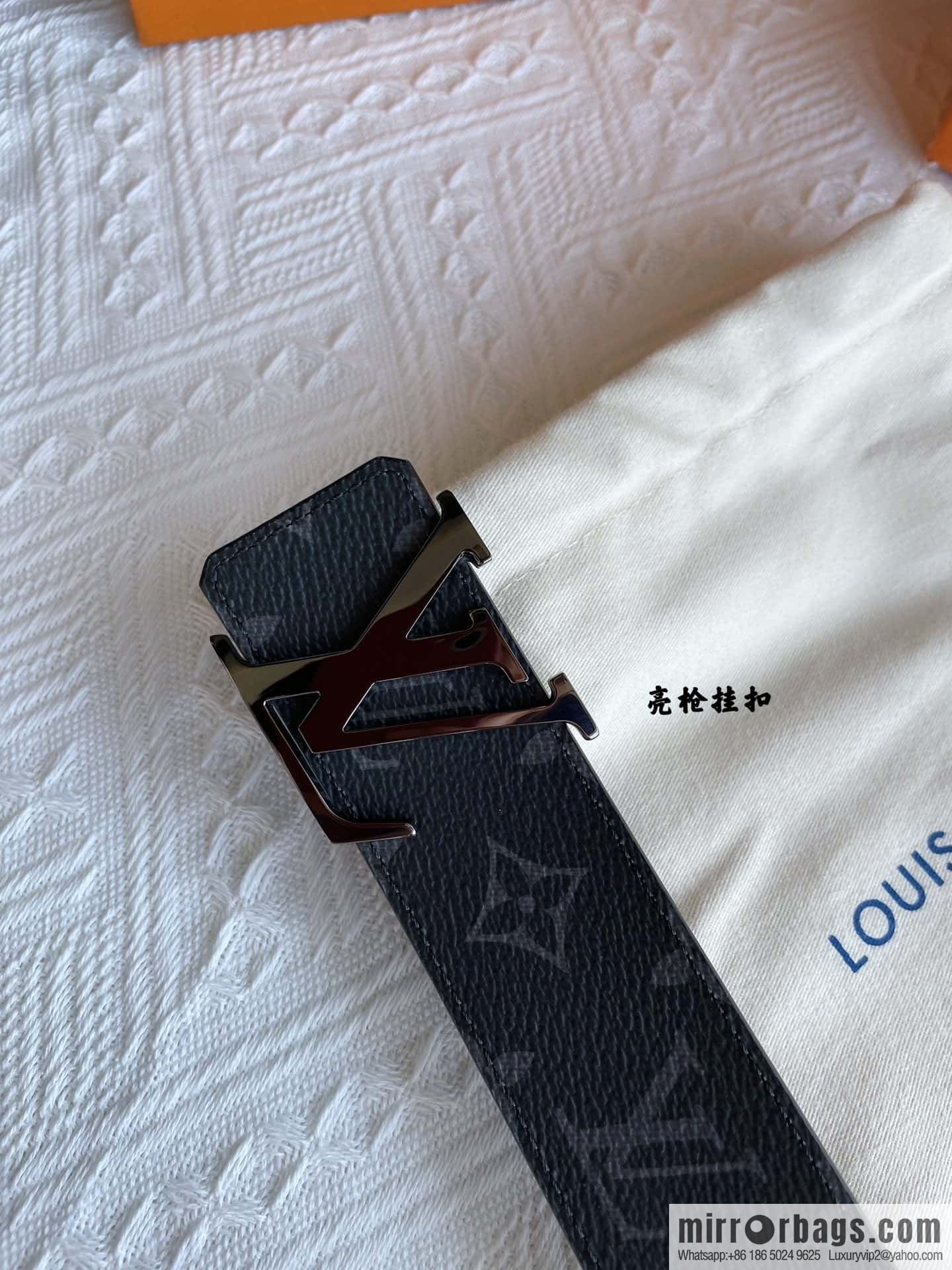 LV Classic Embossed Belt 40mm