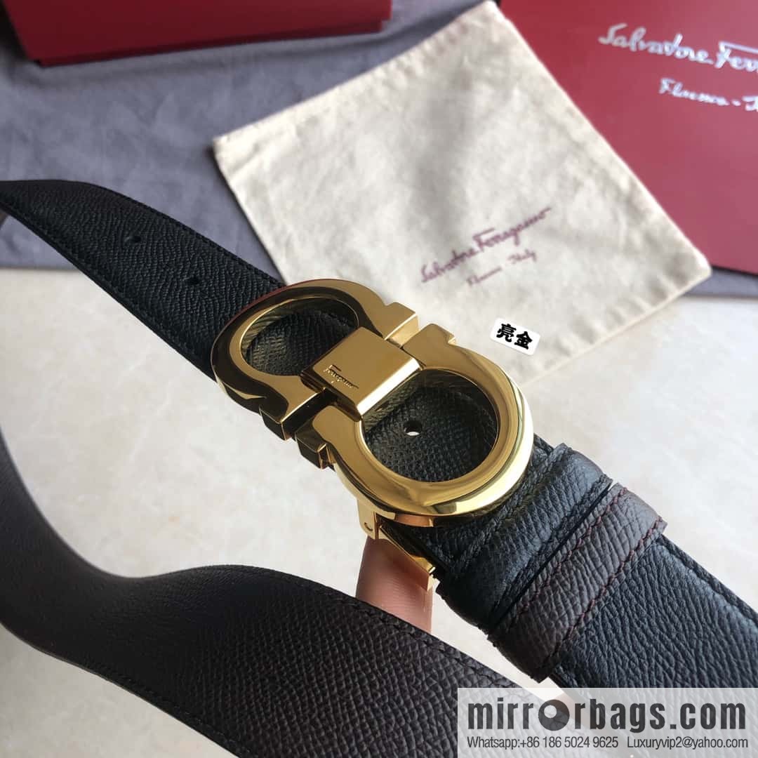 Ferragamo Ferragamo, Classic Eternal Counter Version Board Buckle Belt 3.5cm