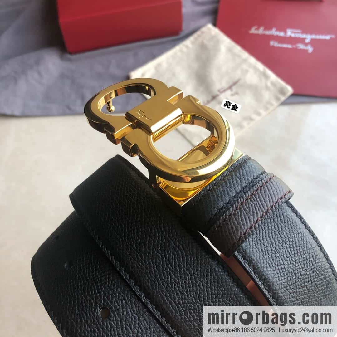 Ferragamo Ferragamo, Classic Eternal Counter Version Board Buckle Belt 3.5cm