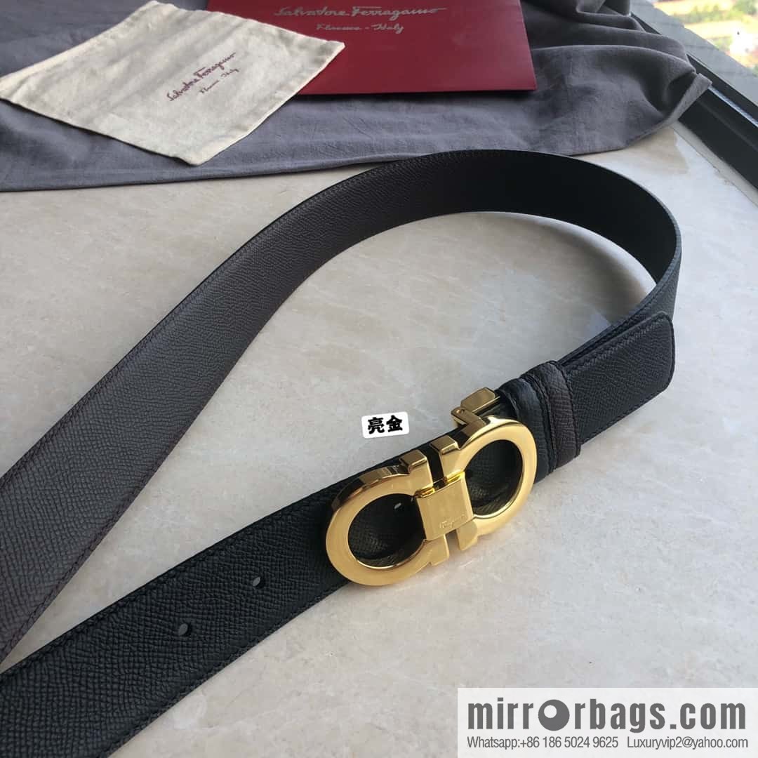 Ferragamo Ferragamo, Classic Eternal Counter Version Board Buckle Belt 3.5cm