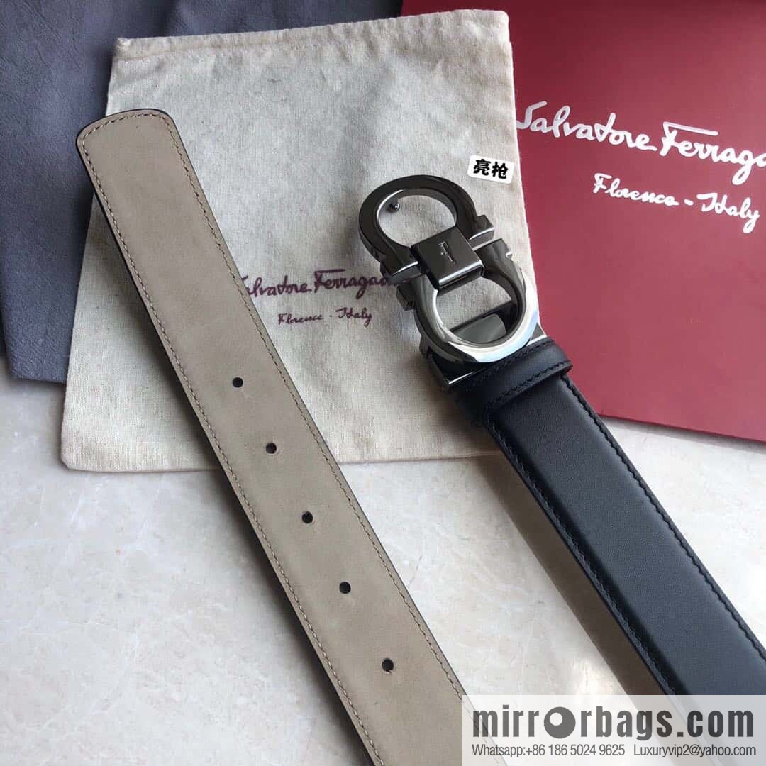 Ferragamo Ferragamo, Classic Eternal Counter Version Board Buckle Belt 3.5cm