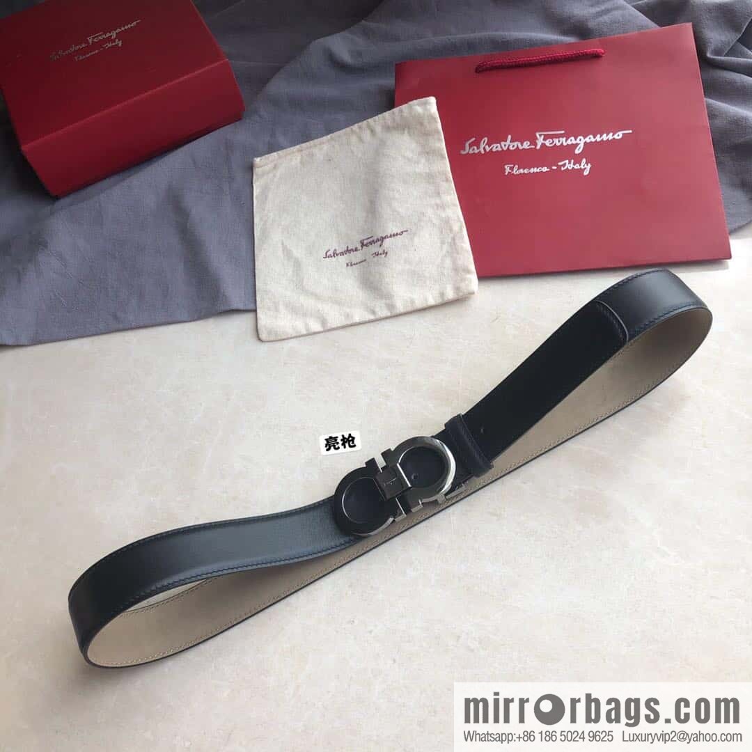 Ferragamo Ferragamo, Classic Eternal Counter Version Board Buckle Belt 3.5cm