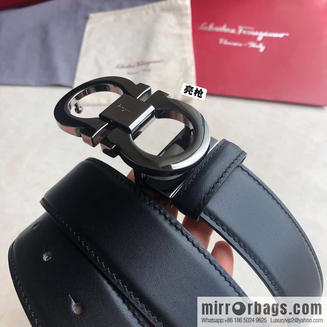 Ferragamo Ferragamo, Classic Eternal Counter Version Board Buckle Belt 3.5cm
