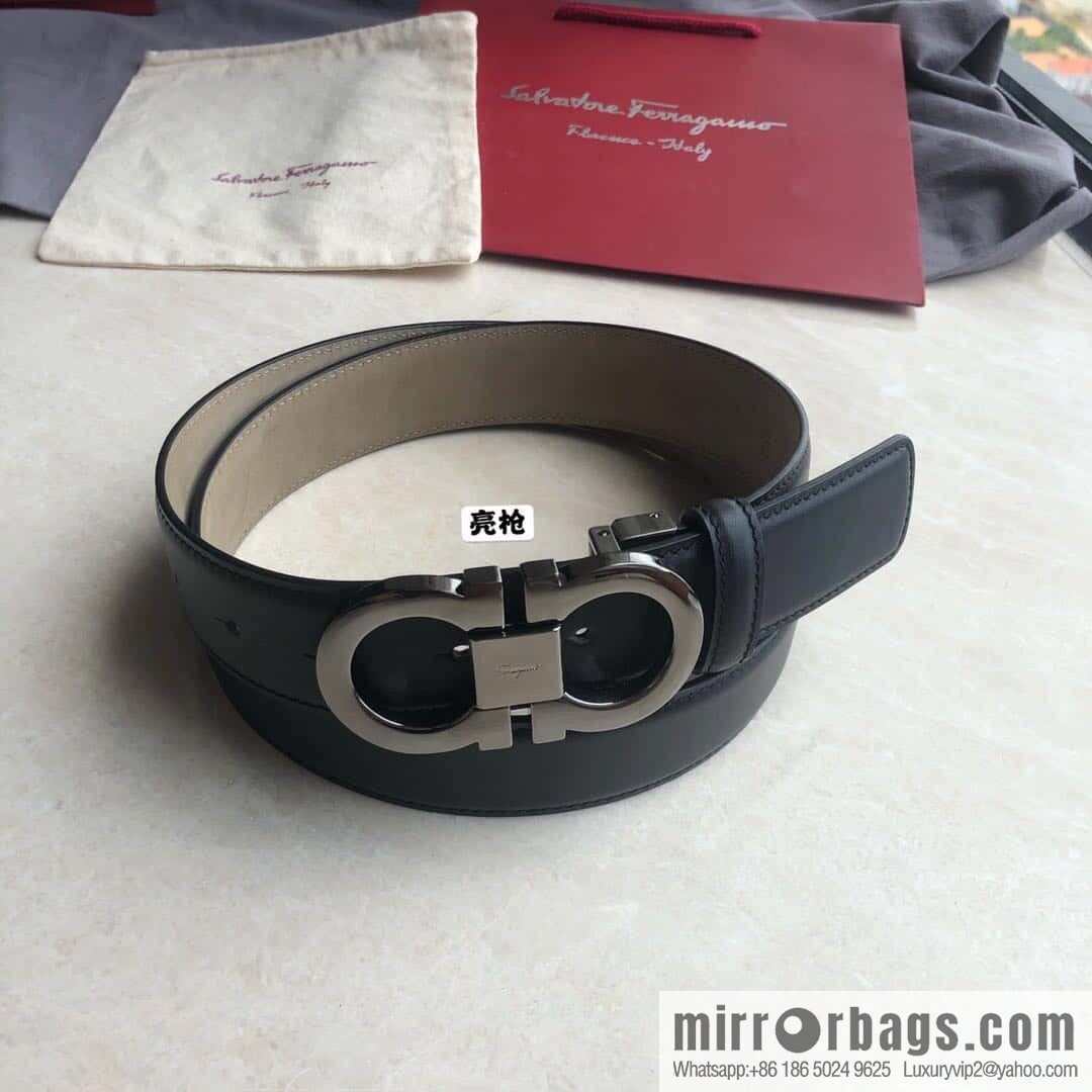 Ferragamo Ferragamo, Classic Eternal Counter Version Board Buckle Belt 3.5cm