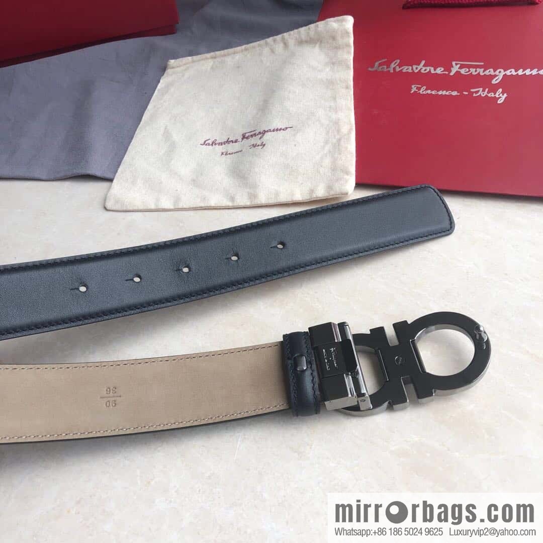 Ferragamo Ferragamo, Classic Eternal Counter Version Board Buckle Belt 3.5cm