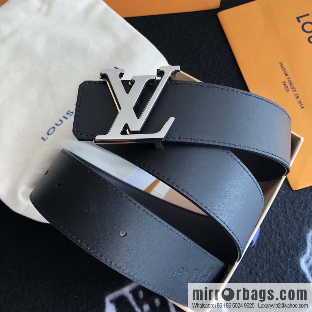 LV imported cowhide double-sided belt 40mm