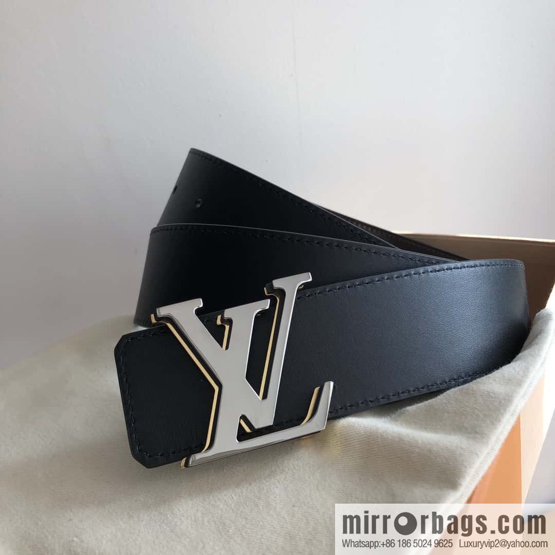 LV imported cowhide double-sided belt 40mm